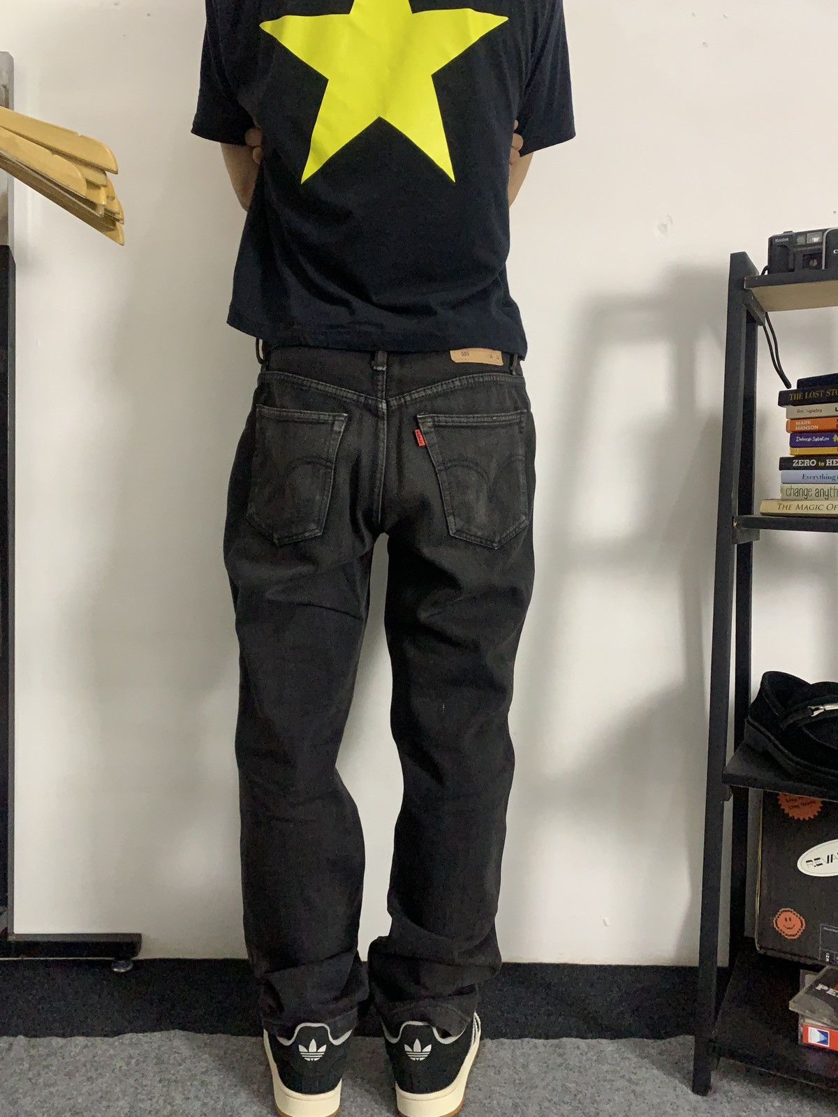 Levi's Vintage Black 'Levi's 505' Original Fit Longpants Size US 30 / EU 46 - 4 Thumbnail