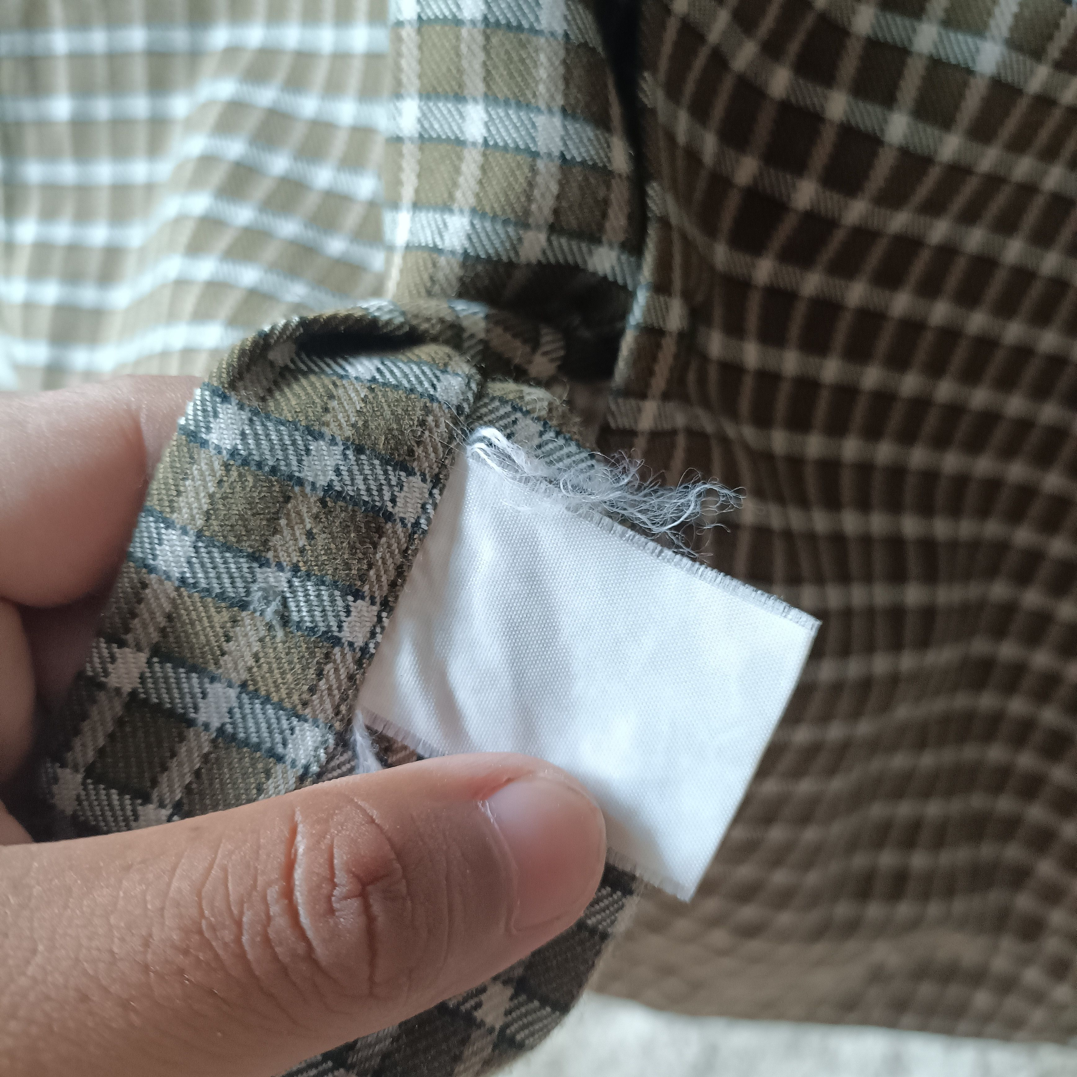 Yves Saint Laurent Vtg Yves Saint Laurent Checkered Plaid flannel Shirt Size US M / EU 48-50 / 2 - 8 Thumbnail