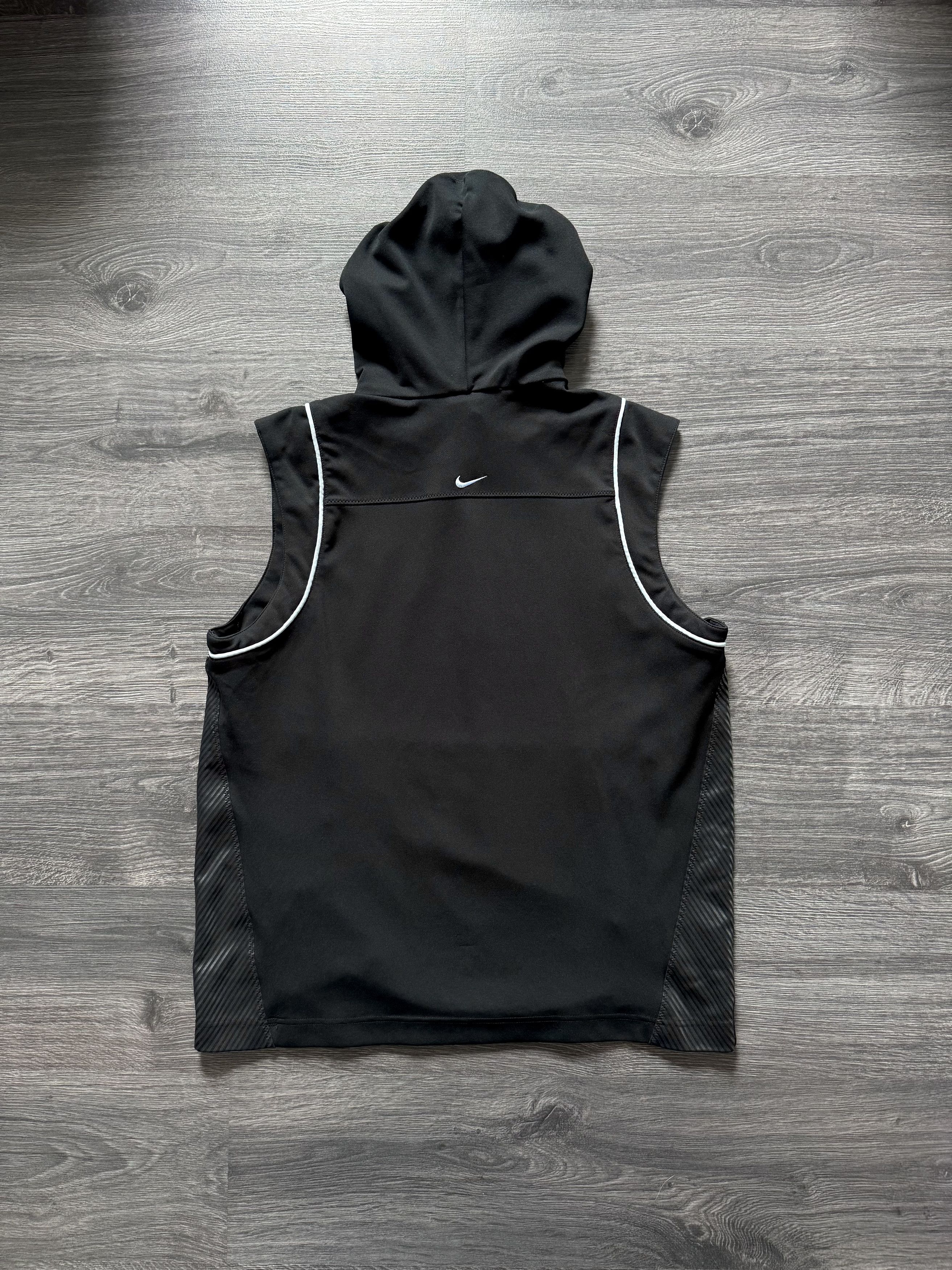 Nike Vintage Nike Y2K AirMax 360 Swoosh Hooded Vest Size US L / EU 52-54 / 3 - 3 Thumbnail
