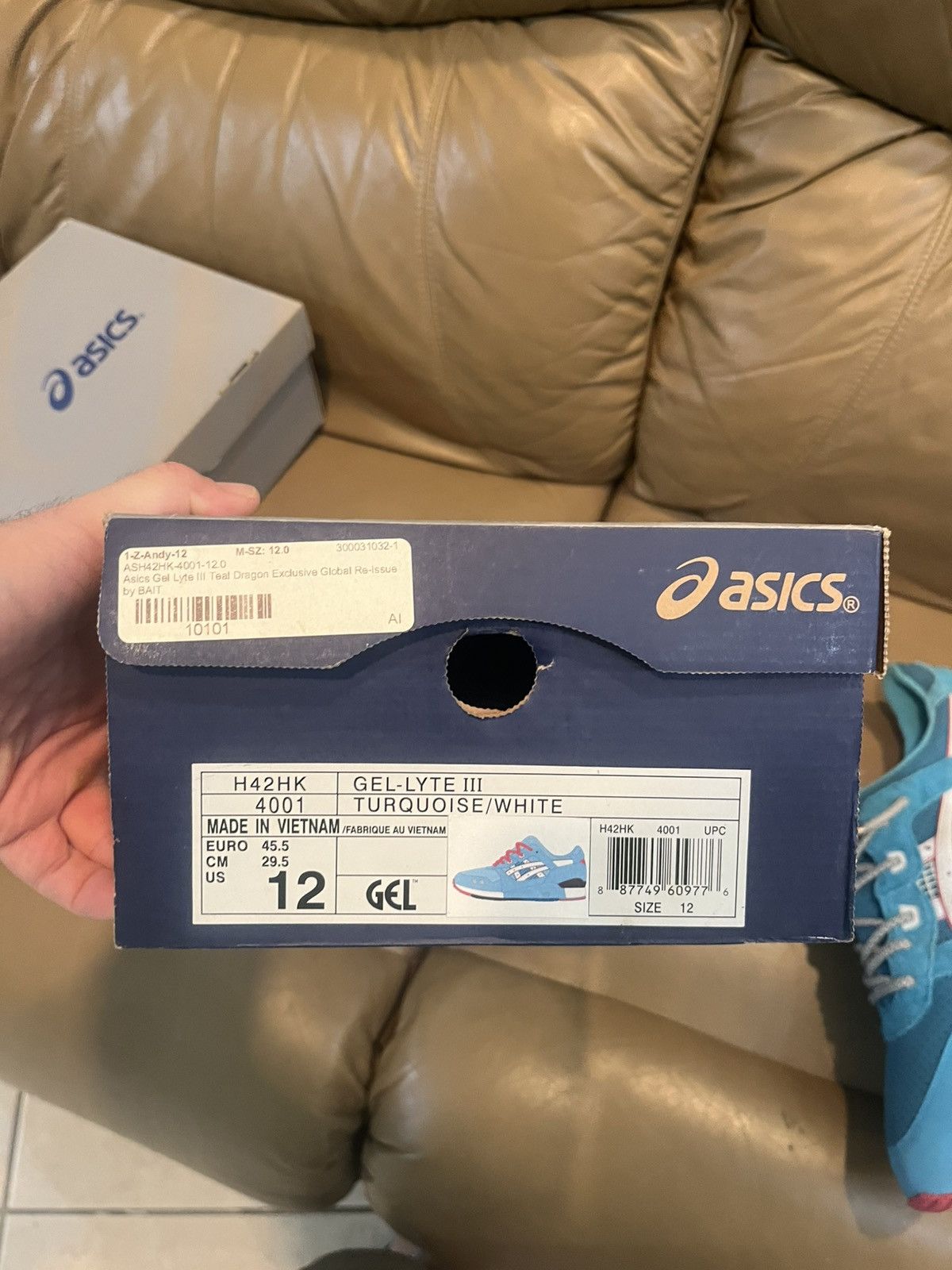 Asics Asics Gel Lyte III x Bait Teal Dragon Size 12 Size US 12 / EU 45 - 6 Thumbnail