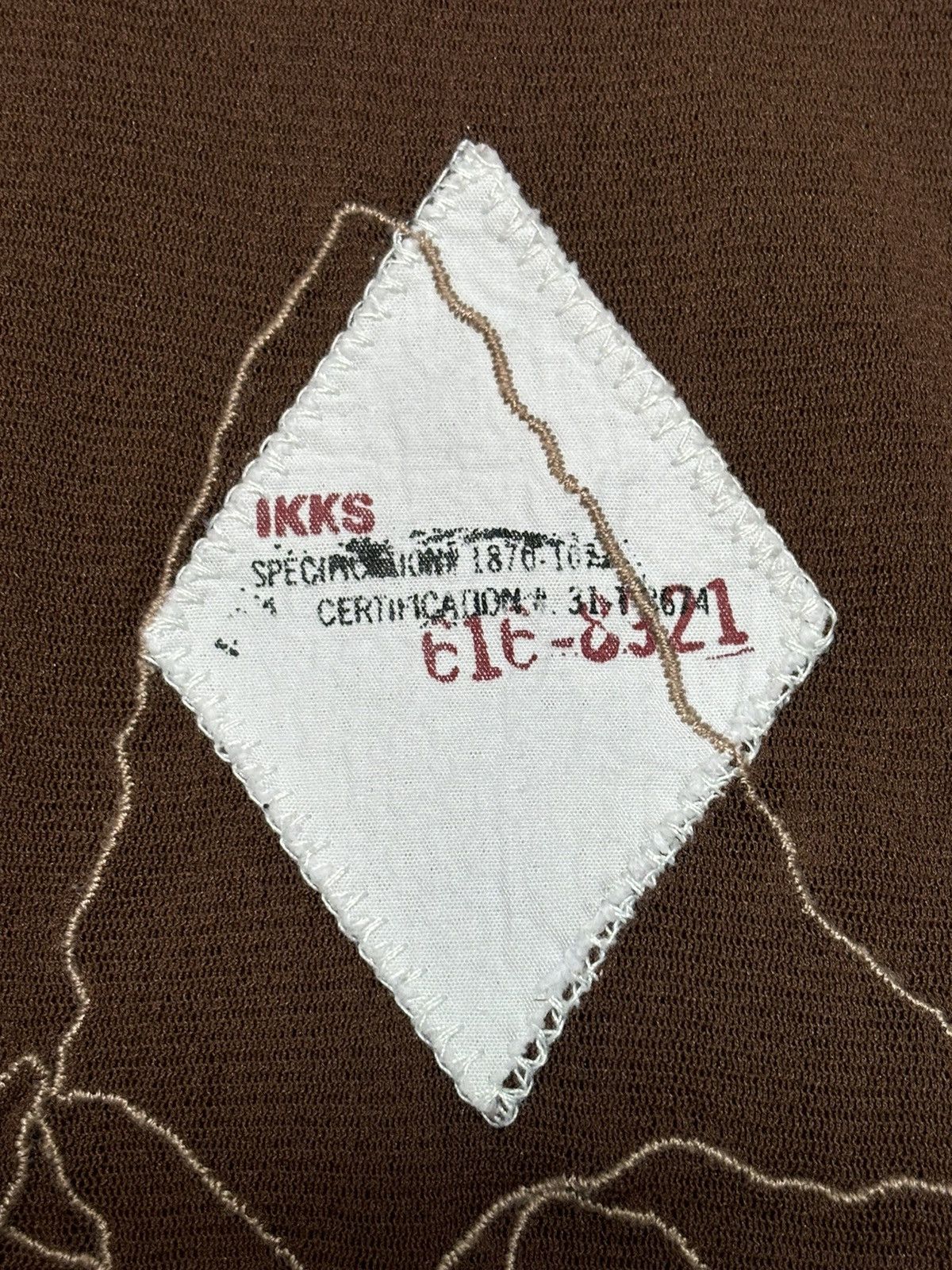 IKKS ARCHIVE IKKS PRINTED VINTAGE MESH LONG SLEEVE TOP Size S / US 4 / IT 40 - 7 Thumbnail