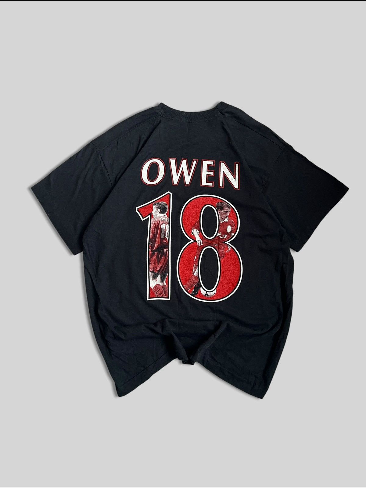 Vintage 90s Vintage Liverpool England Tee Michael Owen Soccer Size US XL / EU 56 / 4 - 3 Thumbnail