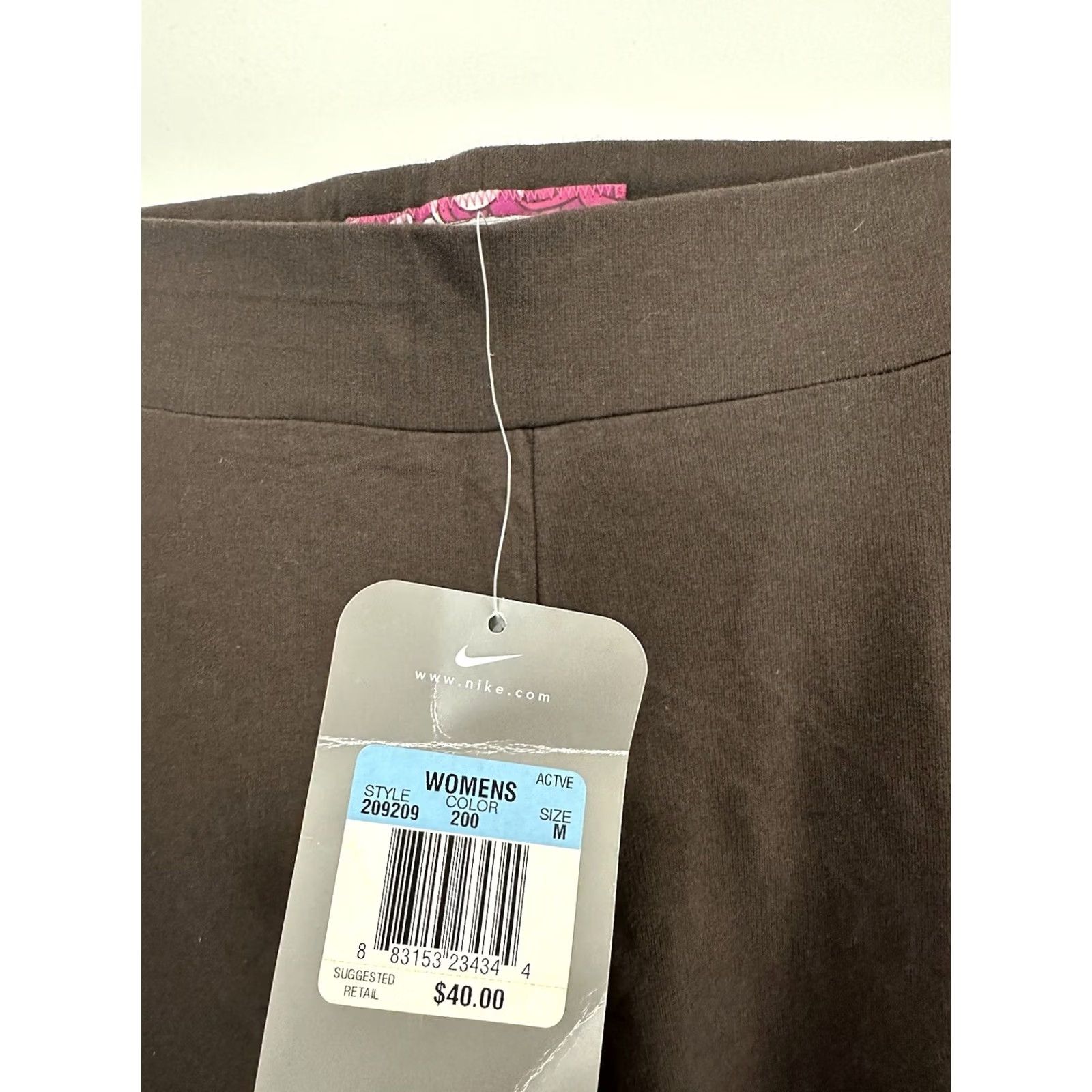 Nike NWT Nike Y2K Women's Low Rise Flared Pants Size M Striped Pink Brown Ankle 90s ? Size 32" / US 10 / IT 46 - 3 Thumbnail