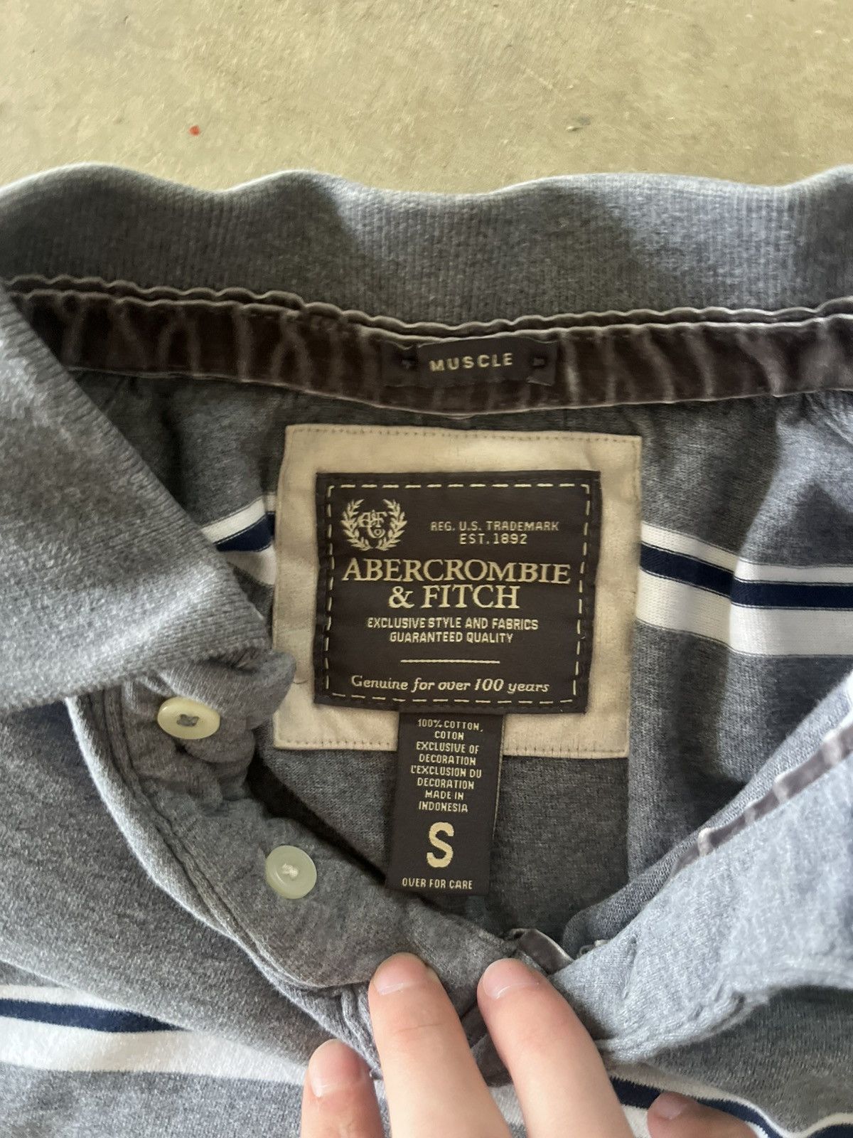Abercrombie & Fitch Abercrombie & Fitch Collared Long Sleeve Size US S / EU 44-46 / 1 - 4 Thumbnail