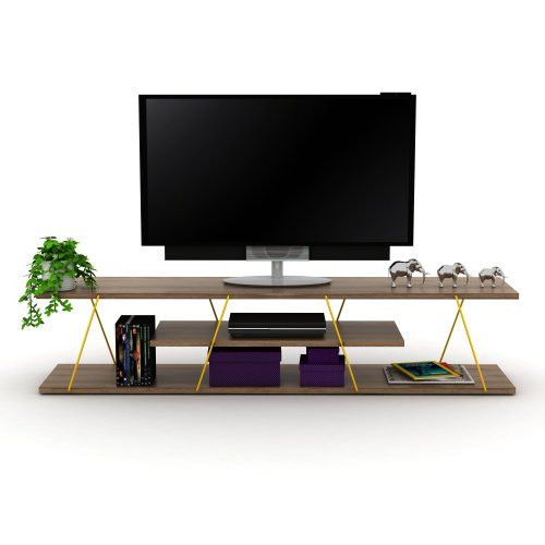 Designer × Homemade FurnisHome Store Tars Mid Century Modern Tv Stand 4 Shelves Size US L / EU 52-54 / 3 - 1 Thumbnail
