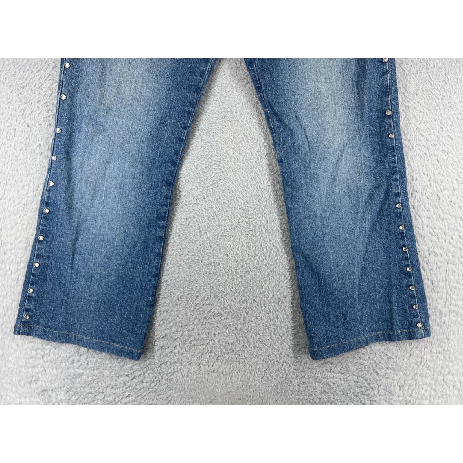 Vintage HAVEN BLEU Jeans Womens 8 Blue Denim Bootcut Regular Inseam 26 in Stretch Pocket 5-Pocket Size 30" / US 8 / IT 44 - 5 Thumbnail