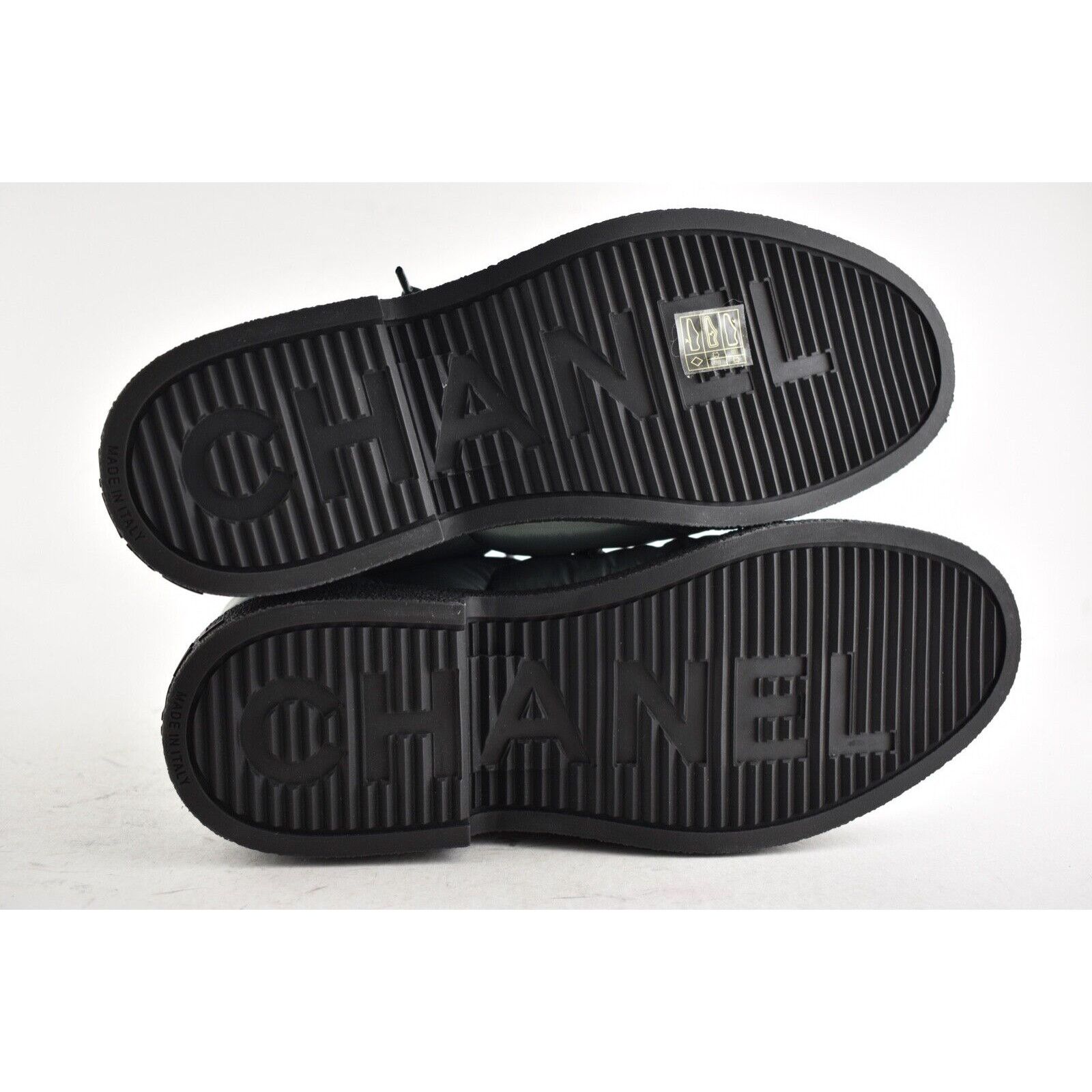 Chanel Chanel 18B Green Black Nylon CC Logo Coco Neige Snow Size US 12 / IT 42 - 9 Thumbnail