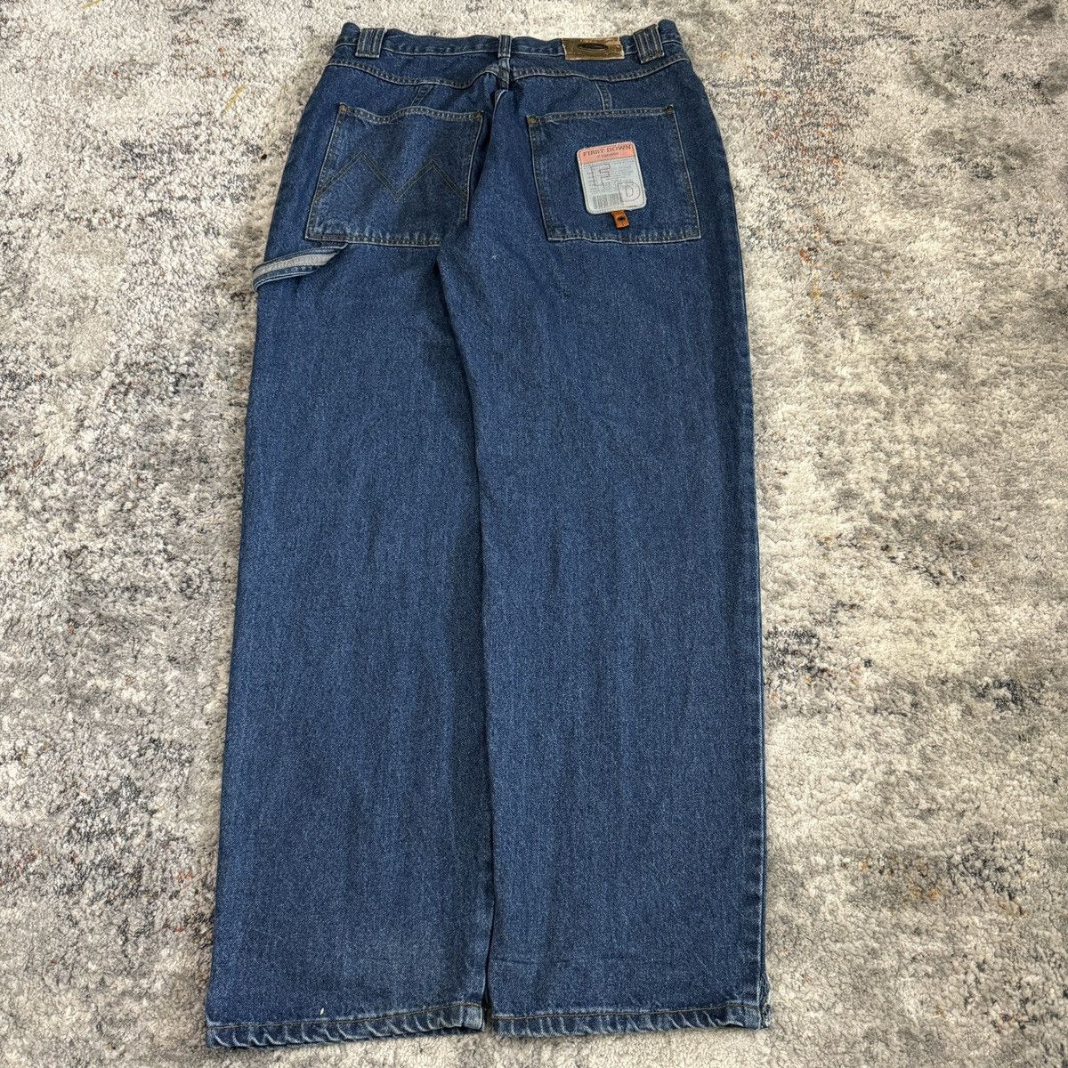 JNCO × Vintage Crazy Vintage y2k First down JNCO style baggy wide leg jeans Size US 36 / EU 52 - 1 Thumbnail