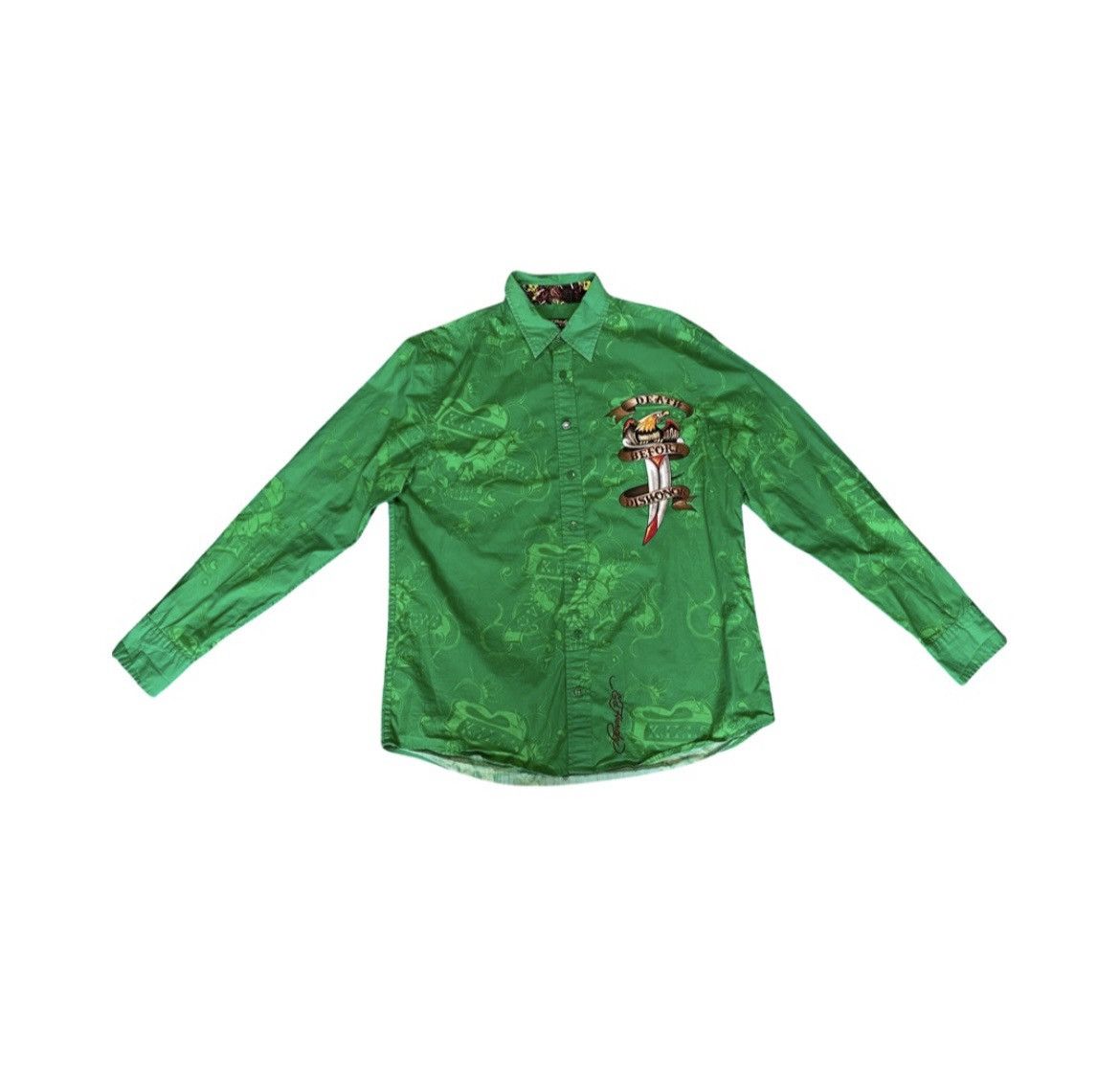 Ed Hardy Christian Audigier Ed Hardy Button Up Size US M / EU 48-50 / 2 - 1 Thumbnail