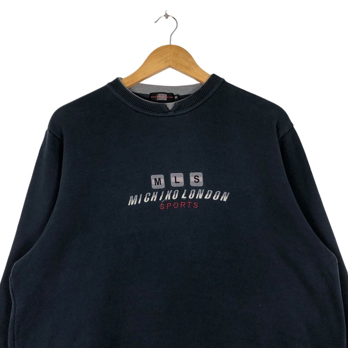 Japanese Brand × Michiko Koshino London Michiko Koshino London Sports Sweatshirt Vintage Size US M / EU 48-50 / 2 - 2 Thumbnail