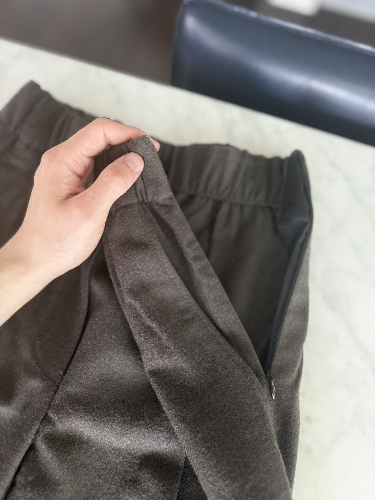 Massimo Dutti Massimo Dutti Brown Double Breasted Blazer Wide Trouser Set Size XS / US 0-2 / IT 36-38 - 8 Thumbnail