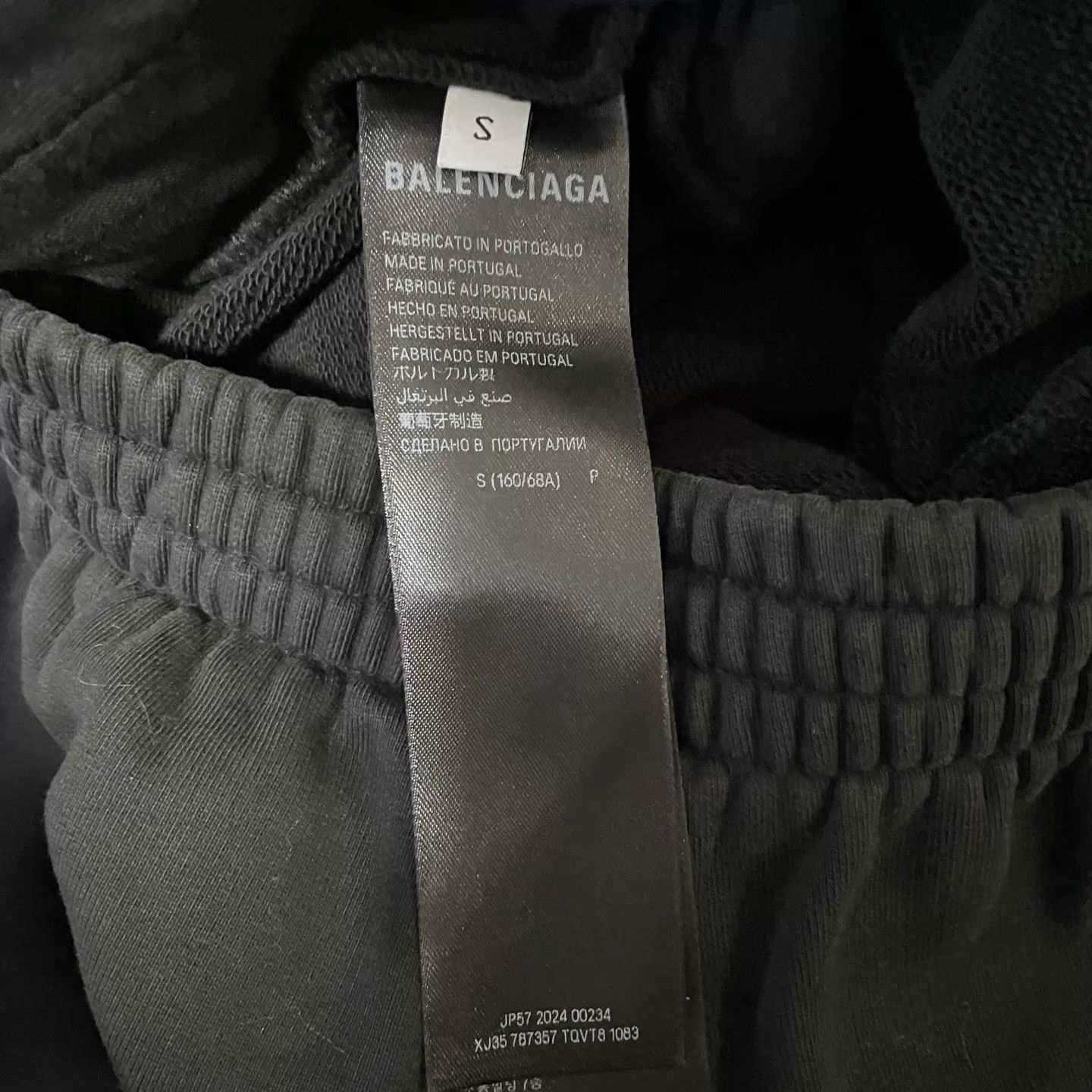 Balenciaga Balenciaga LB Reflective Logo Straight Sweatpants S Size 26" / US 2 / IT 38 - 5 Thumbnail