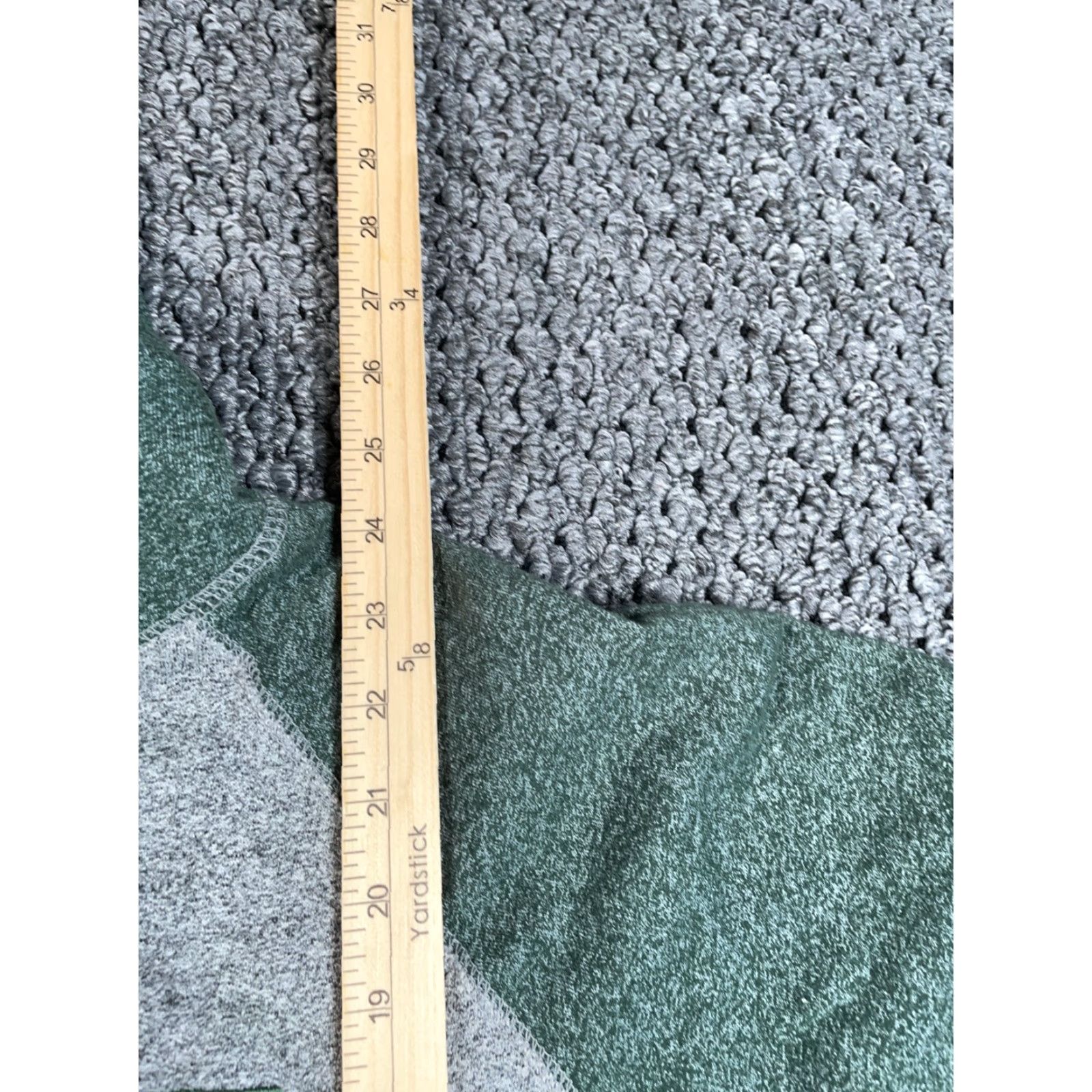 Vintage Ragwear Hoodie Adult Medium Gray/Green Marled Embroidered Drawstring Pockets Cotton Blend Ski City Outdoor Mens Size US M / EU 48-50 / 2 - 6 Thumbnail