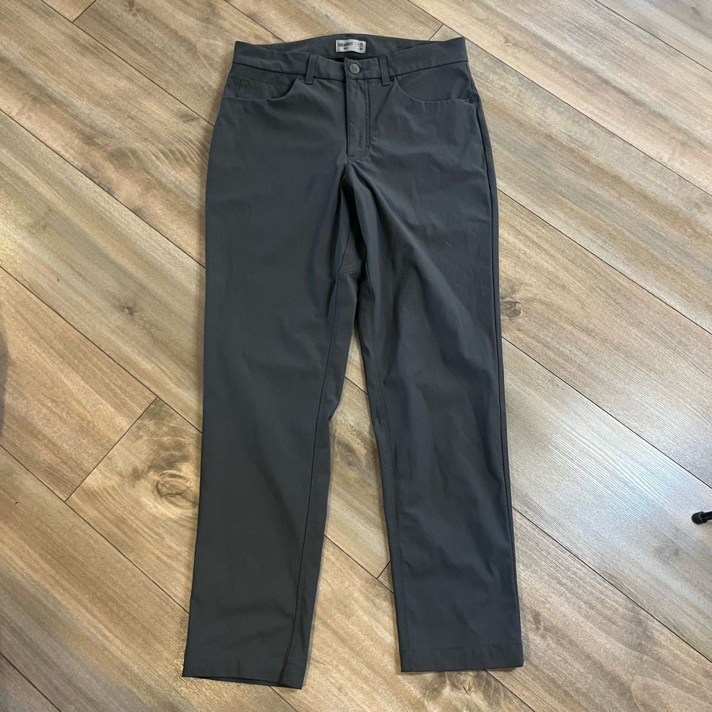 Lululemon Vrst Grey Slim Fit Grey Activewear Dress Pants Men 30x30 Size US 30 / EU 46 - 2 Thumbnail