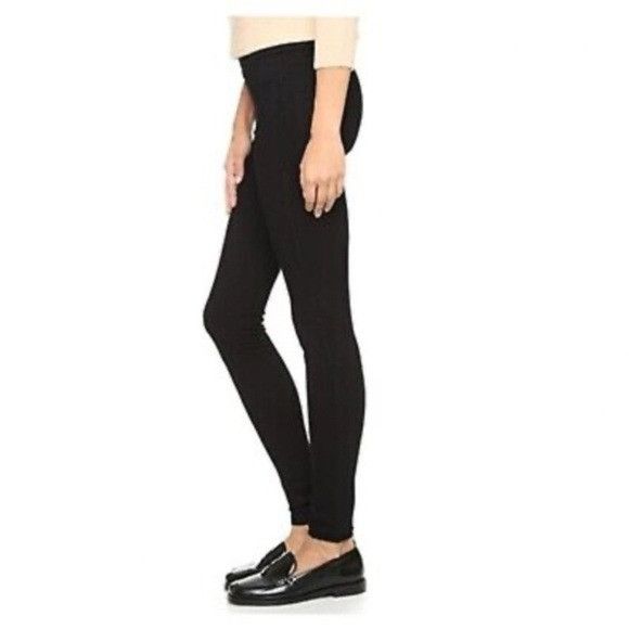 AG Adriano Goldschmied AG Adriano Goldschmeid Knit Luxe Denim Leggings Black 26 Size 26" / US 2 / IT 38 - 1 Thumbnail