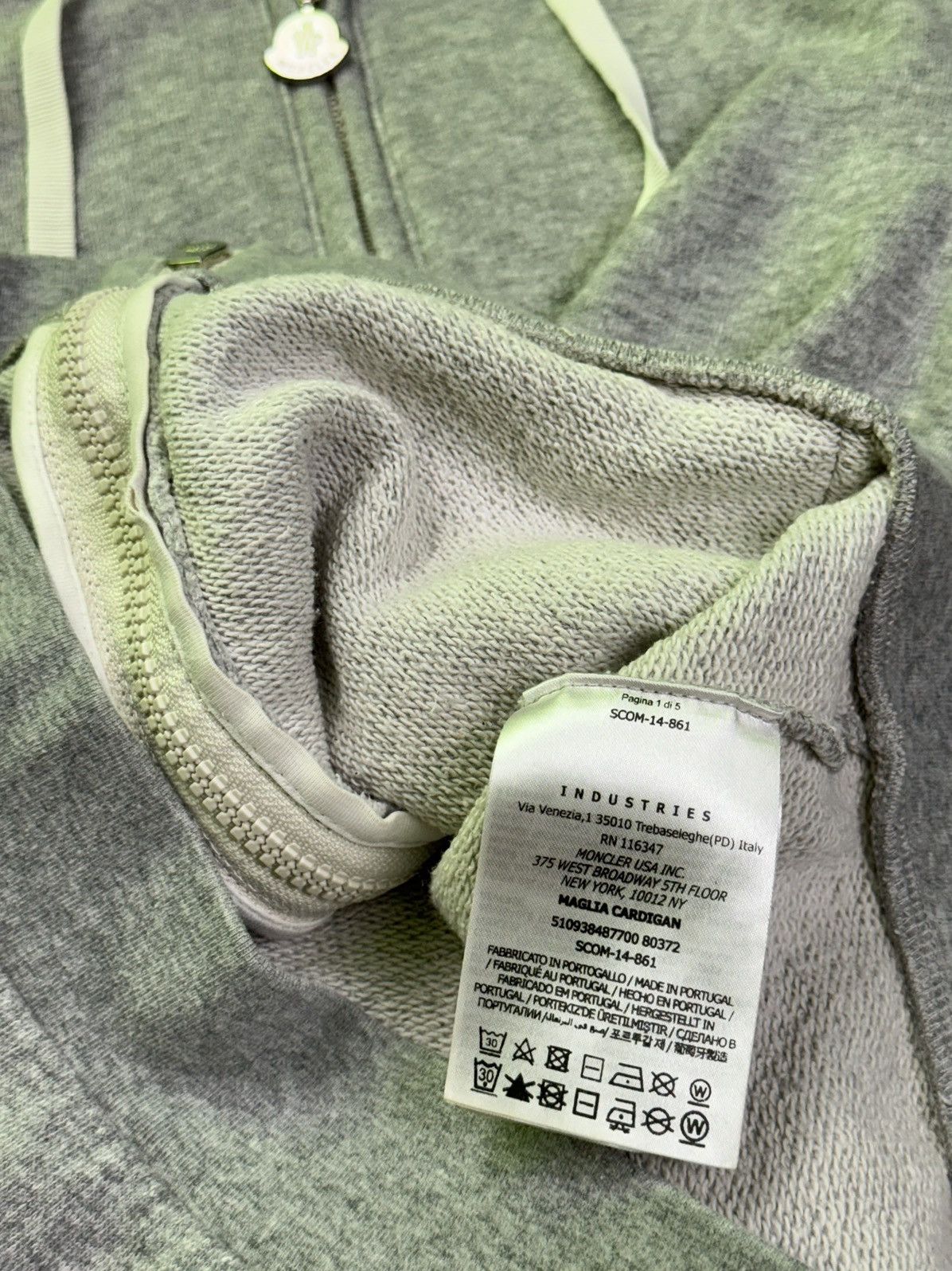 Moncler Zip hoodie Moncler y2k original casual luxury item Size S / US 4 / IT 40 - 4 Thumbnail