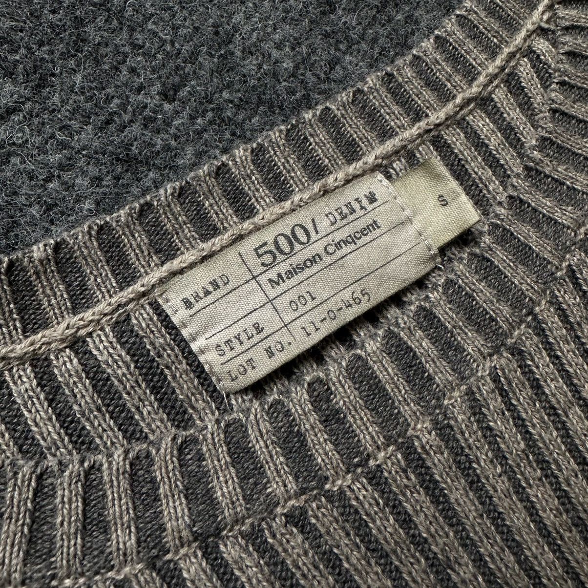If Six Was Nine VTG Knit 500 Denim Maison Cinqcent Size S Knit Sweater 00s Size US S / EU 44-46 / 1 - 13 Thumbnail