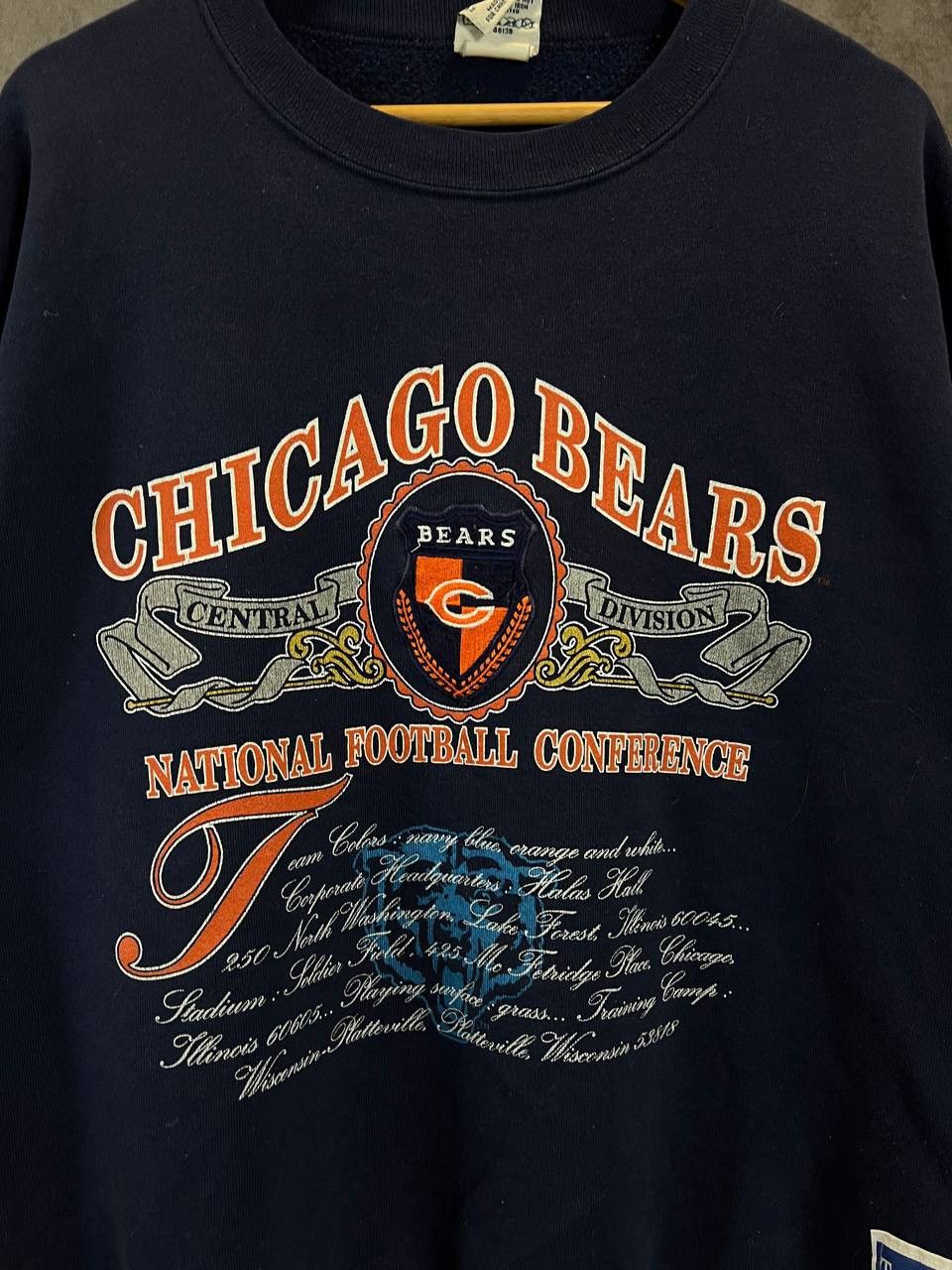 NFL Chicago Bears NFL vintage made in USA sweatshirt Size US XL / EU 56 / 4 - 3 Thumbnail