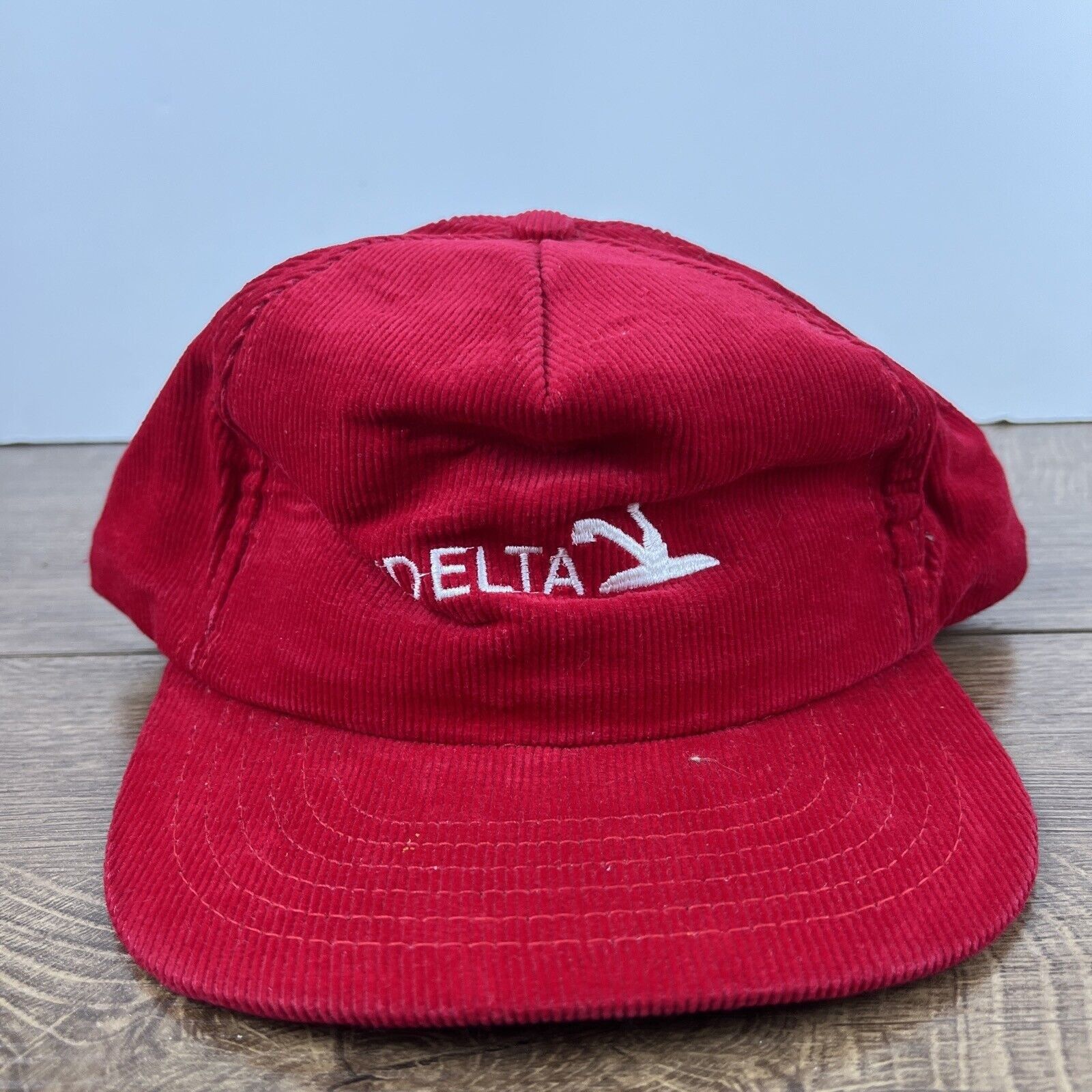 Delta Delta Hat Delta Cap Red Hat Adjustable Adult Size Hat Red Ca Size ONE SIZE - 2 Thumbnail