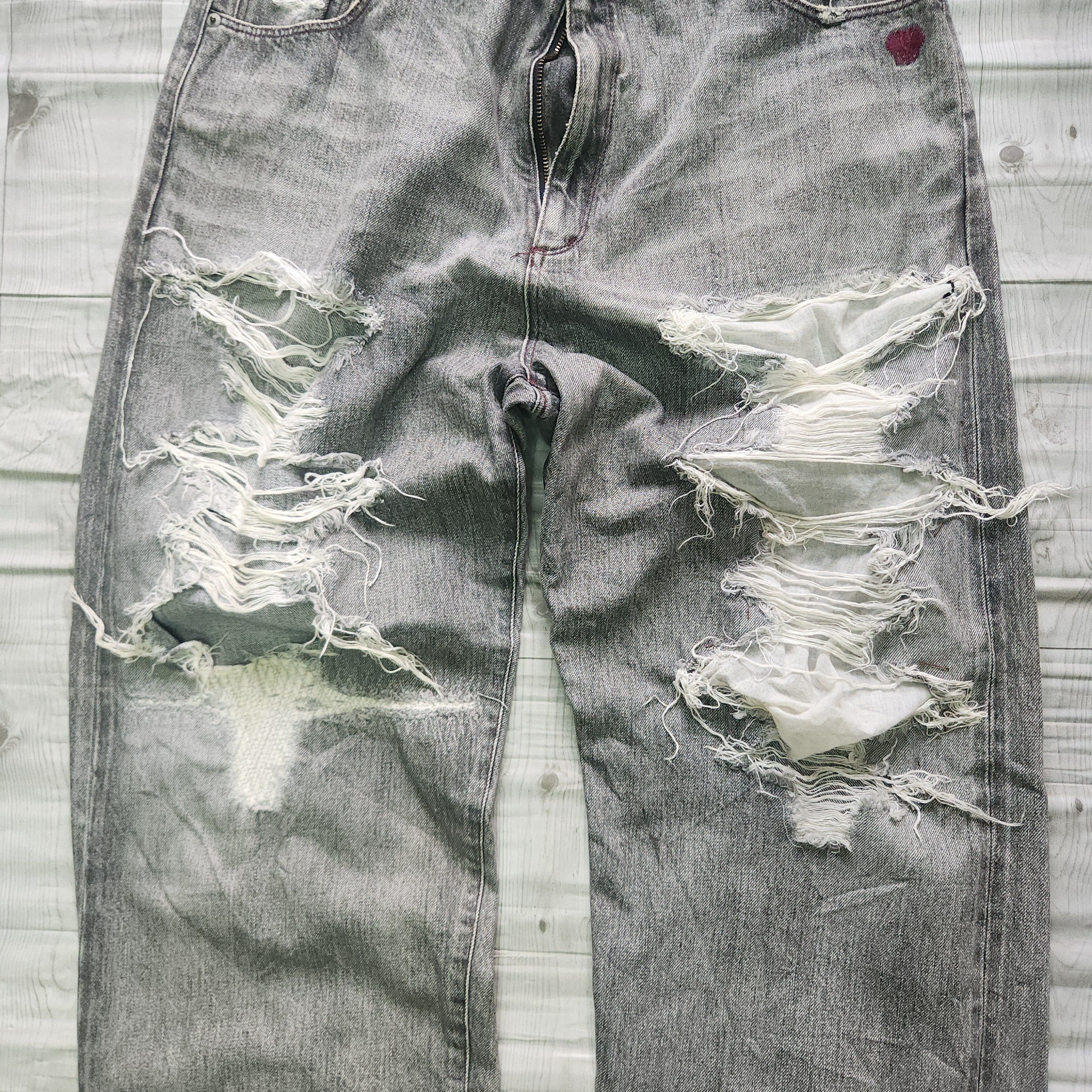 Wtaps WTAPS Dirty Trouser Denim Distressed Redline Selvedge Jeans Size US 36 / EU 52 - 8 Thumbnail