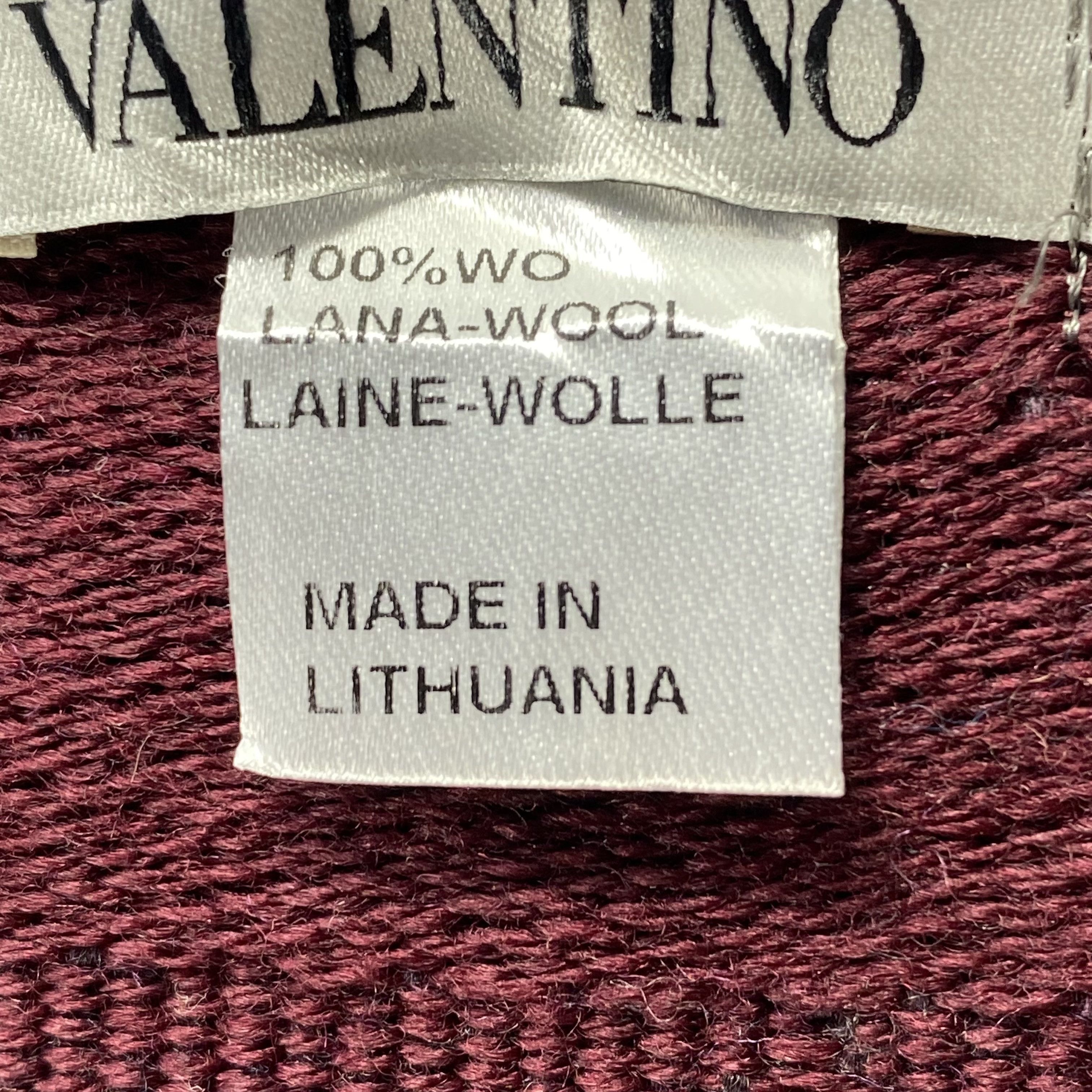 Valentino Valentino Scarf Neck Wrap Wool Muffler Size ONE SIZE - 6 Thumbnail