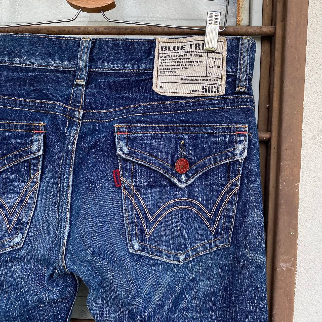 Edwin × Vintage FLARE GHOST CLAWMARK EDWIN BLUETRIP 503 JAPAN BJ03-43 Size US 30 / EU 46 - 9 Thumbnail