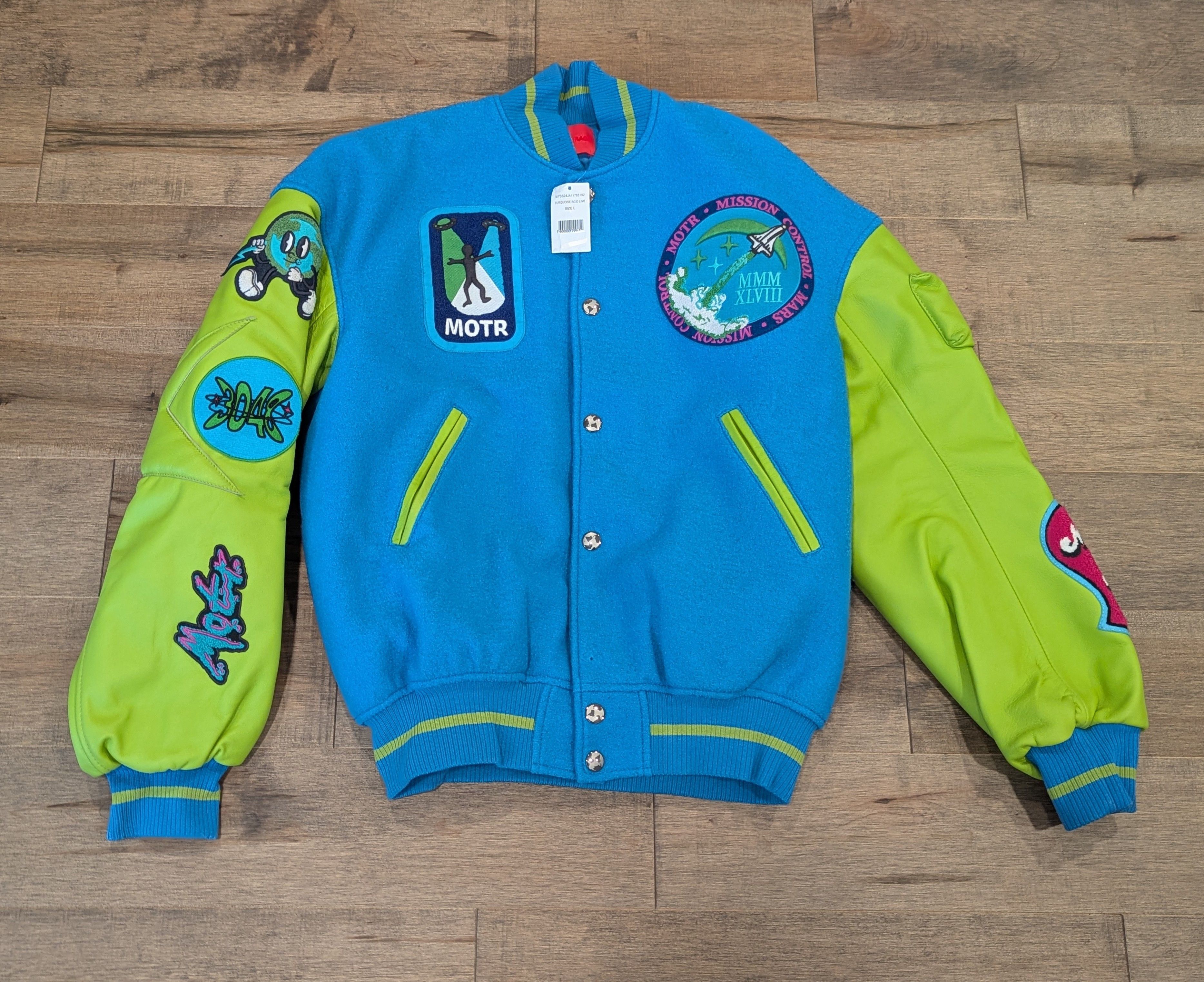 Other MEMBERS OF THE RAGE Patch Leather/Wool Varsity Jacket Large Size US L / EU 52-54 / 3 - 1 Thumbnail