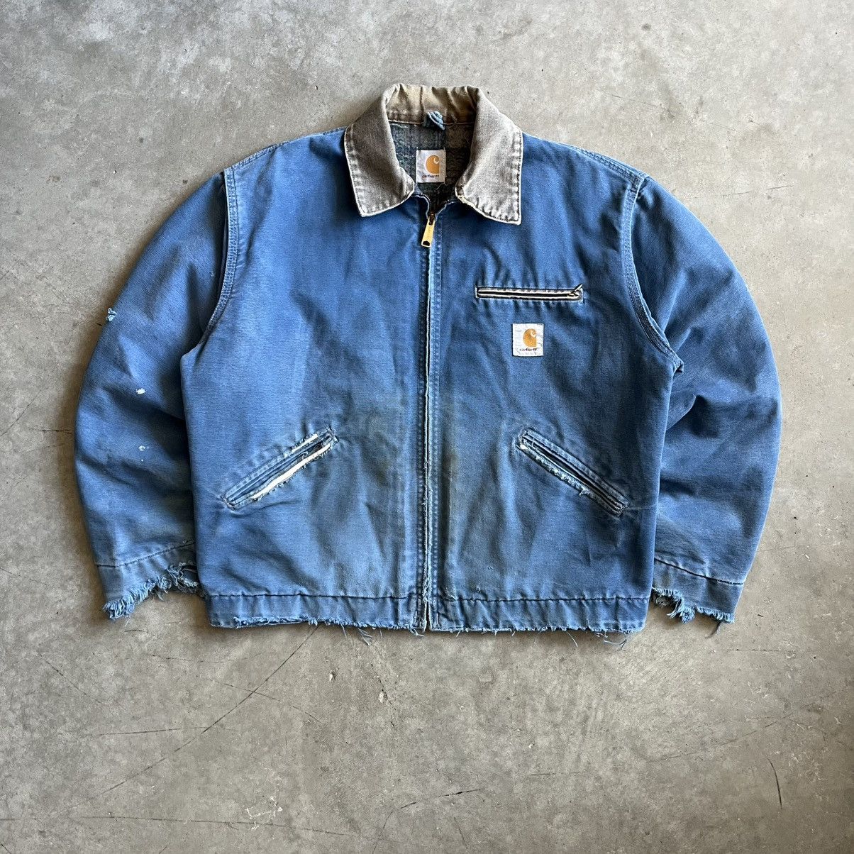 Carhartt Carhartt JB1215 Blue Detroit Jacket Rare Size Large Vintage Size US L / EU 52-54 / 3 - 2 Thumbnail