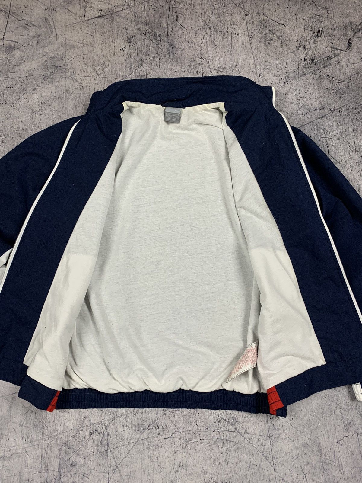 Nike Vintage Nike Big Swoosh Track Top Jacket 90s drill hype Size US S / EU 44-46 / 1 - 12 Thumbnail