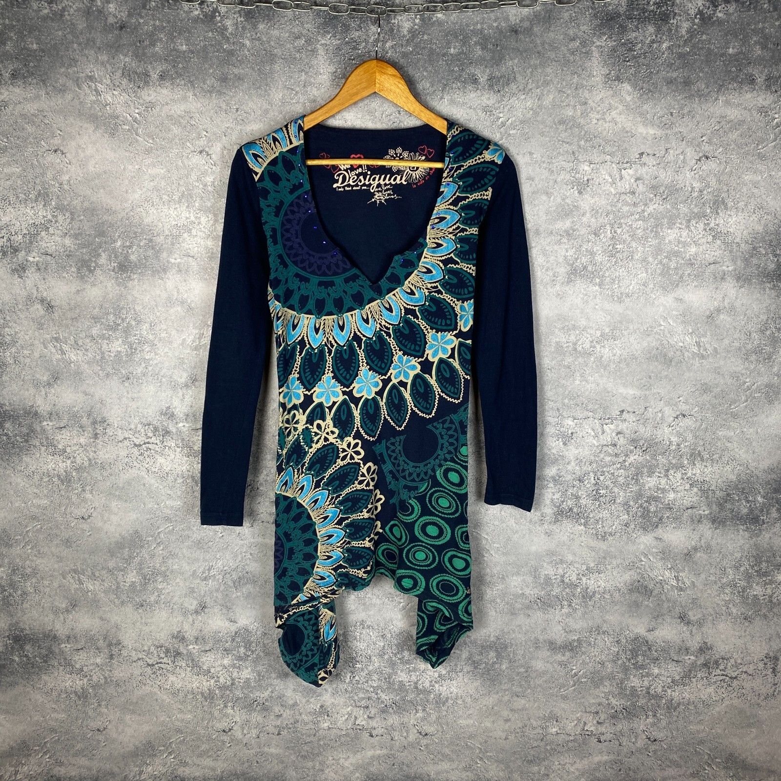 Desigual Desigual Dress Women's Size M Multicolor Long Sleeve ` Size M / US 6-8 / IT 42-44 - 1 Thumbnail