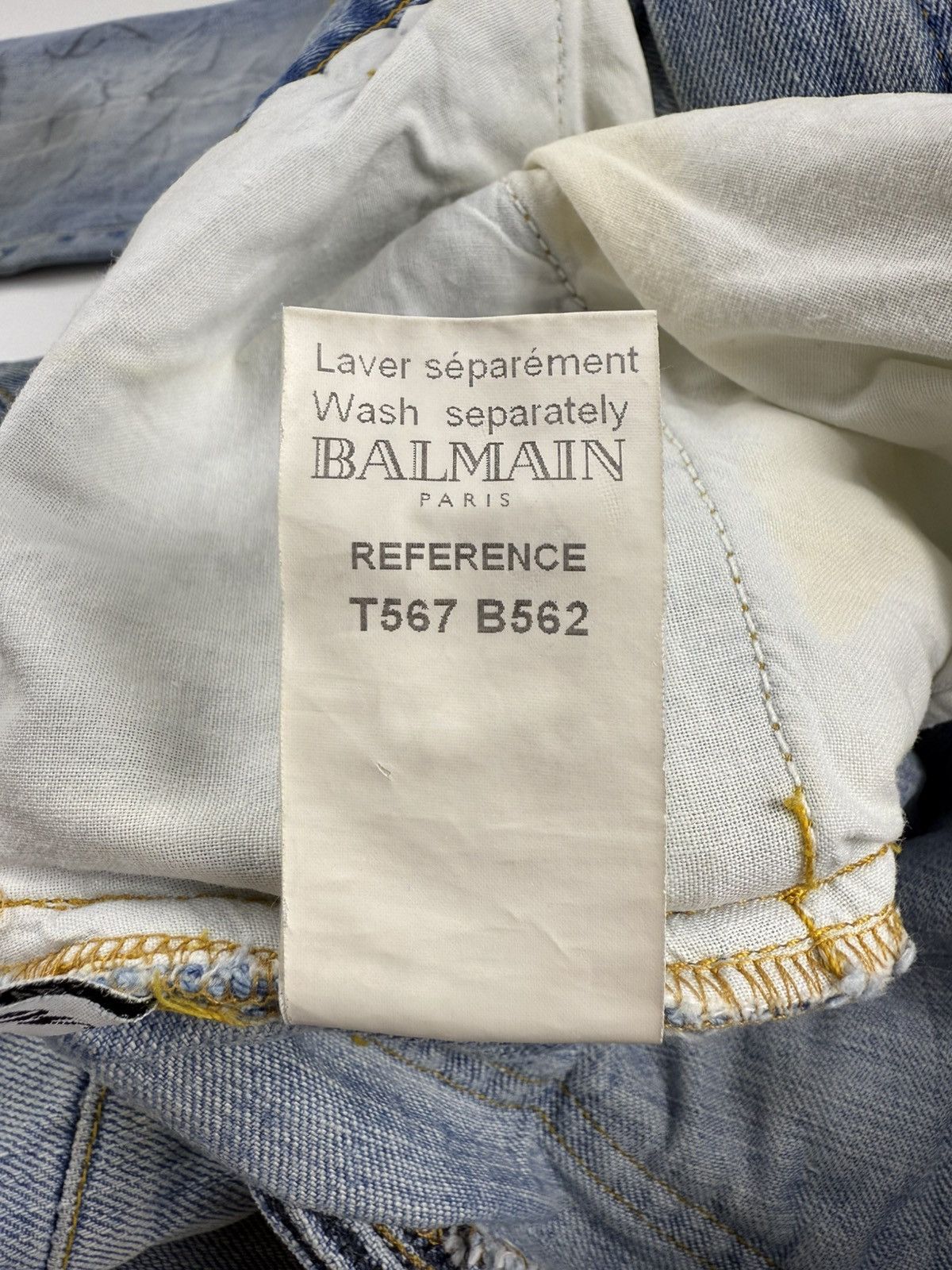 Balmain Balmain x Christophe Decarnin S/S’11 Biker Denim Size US 31 - 15 Thumbnail