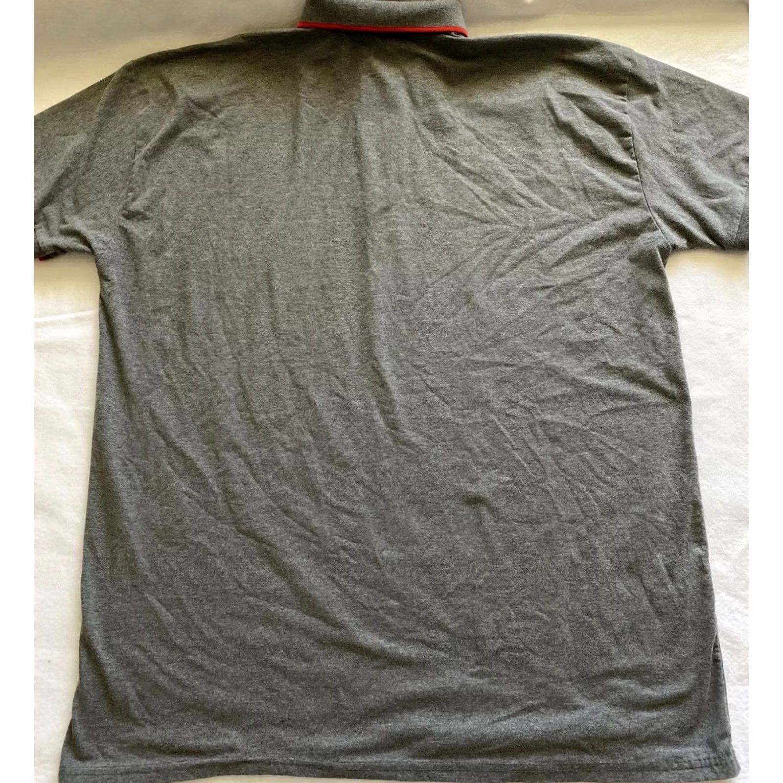 Tommy Hilfiger Tommy Hilfiger Polo Shirt Men XL Gray 21-42 Regular Fit Collared Short Sleeve Button Front Vintage No? Size US M / EU 48-50 / 2 - 5 Thumbnail