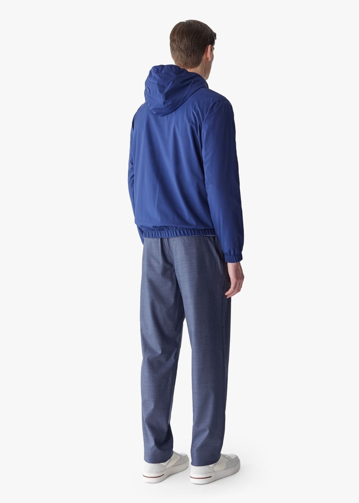 Loro Piana o1srvl11e0924 Reversible Bomber Jacket in Blue/Grey Size US S / EU 44-46 / 1 - 2 Thumbnail