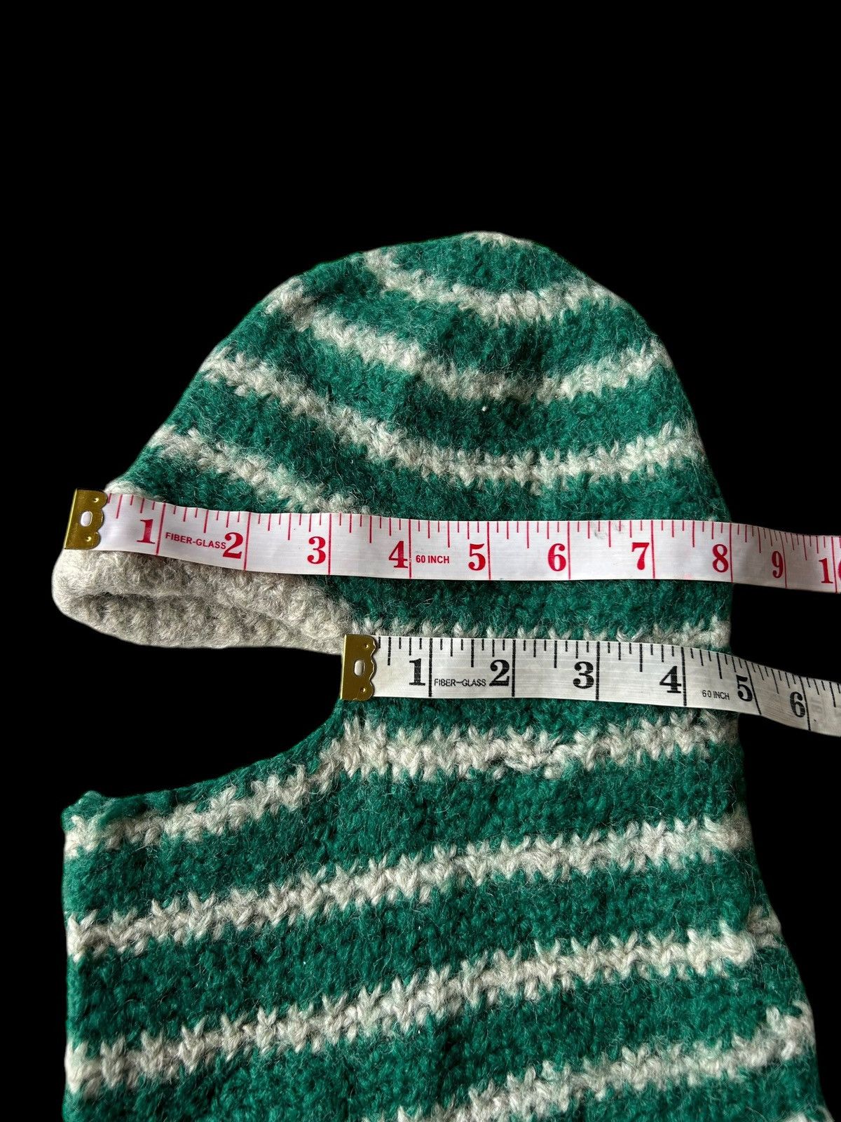 Japanese Brand × Kapital × Vintage Balaclava Masked Crochet Knitted Handmade Rare ☠️☠️ Size ONE SIZE - 7 Thumbnail