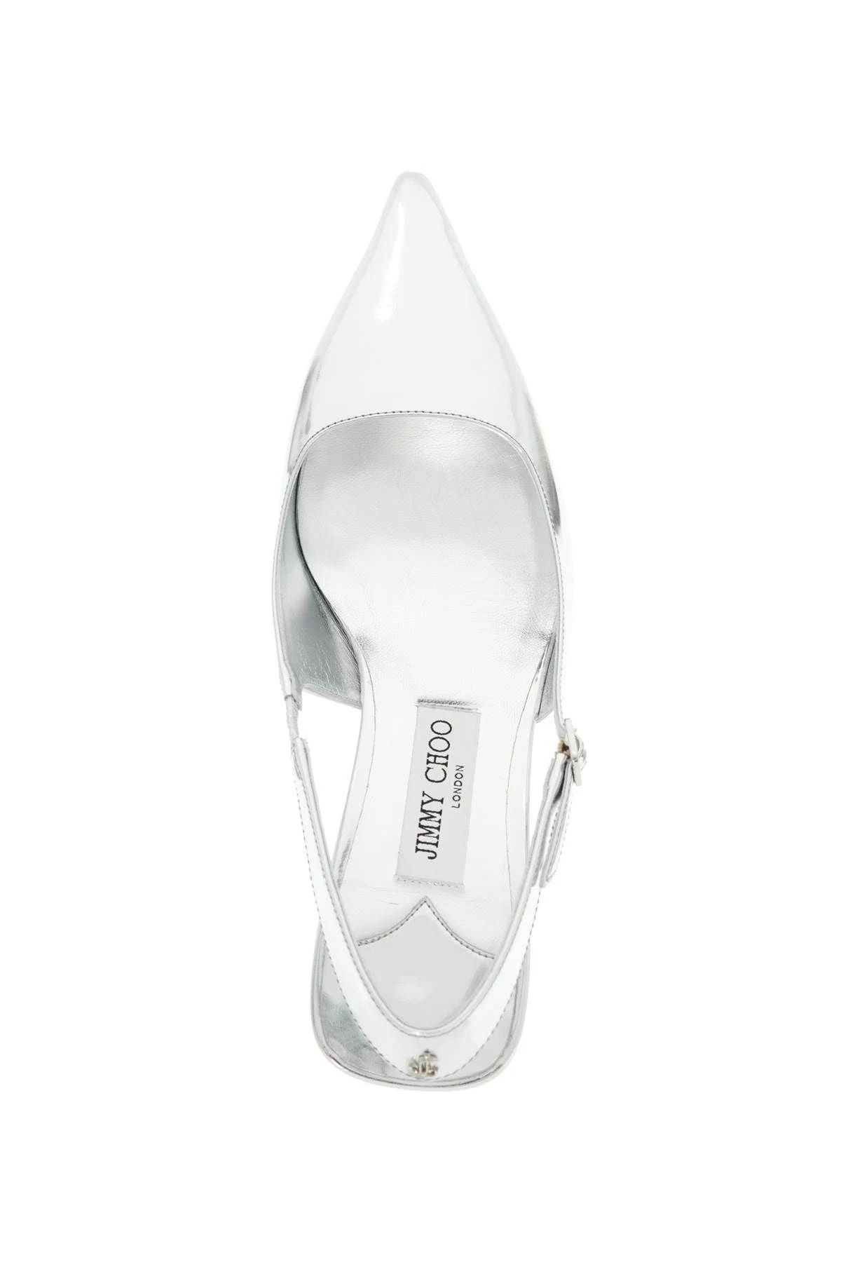 Jimmy Choo o1s22i1n1024 Slingback Décolleté Pumps in Silver Size US 6 / IT 36 - 2 Thumbnail