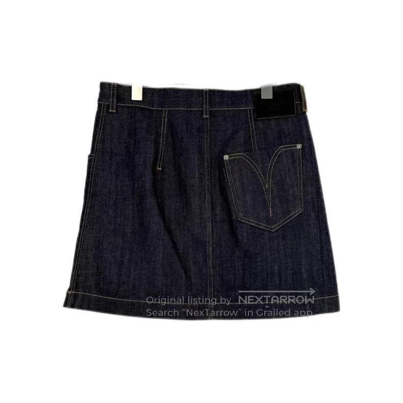 Louis Vuitton Louis Vuitton Washed dark blue presbyopic leather label st Size 37" - 2 Thumbnail