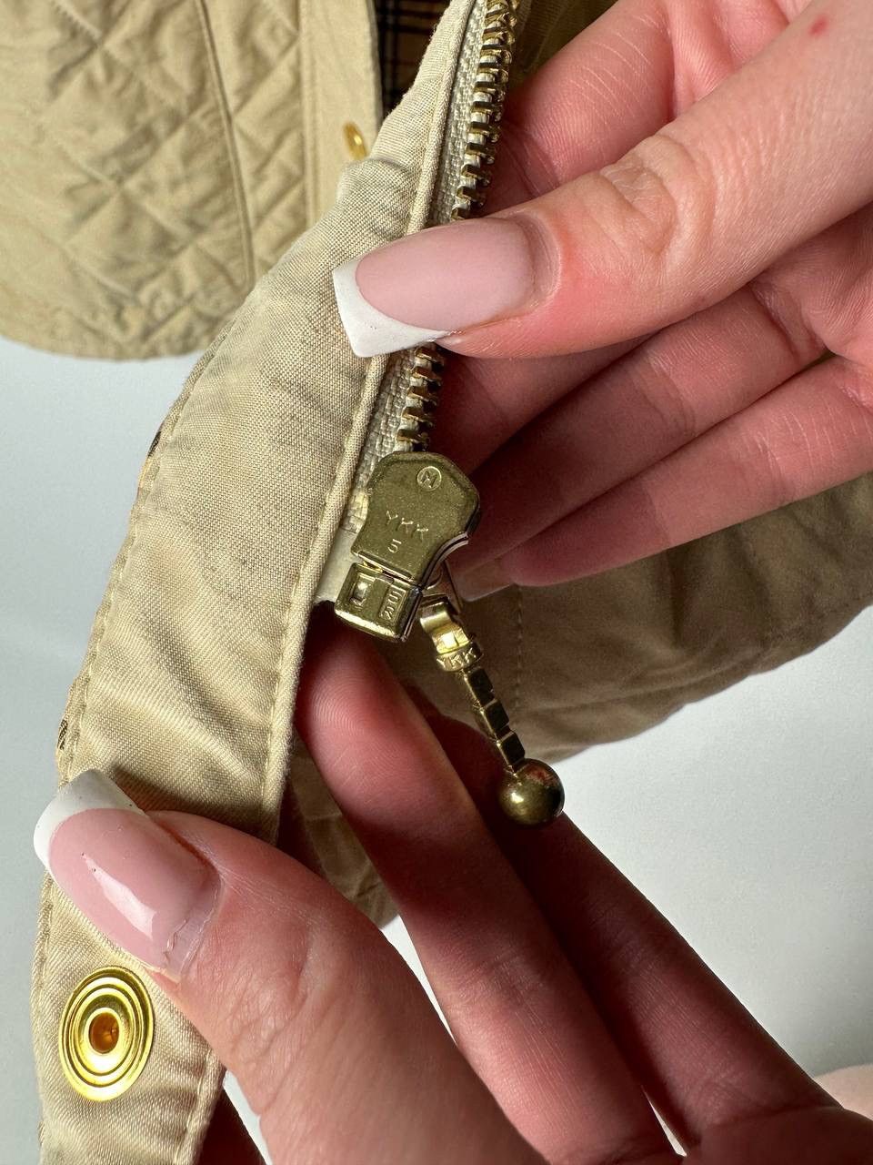 Burberry 90s Burberrys Quilted Monogram Nova Check Light Jacket 🔥 Size L / US 10 / IT 46 - 7 Thumbnail