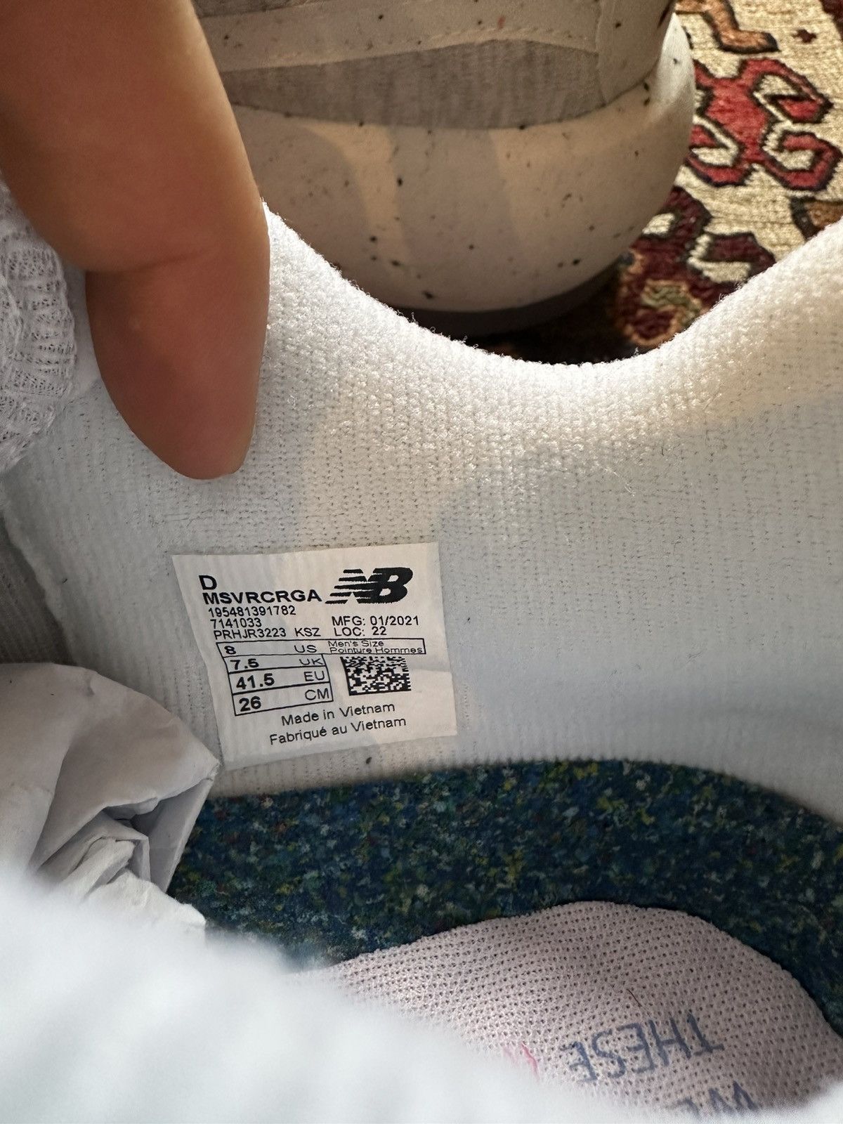 New Balance NEW BALANCE JADEN SMITH X VISION RACER 'NATURAL' Size US 8 / EU 41 - 6 Thumbnail