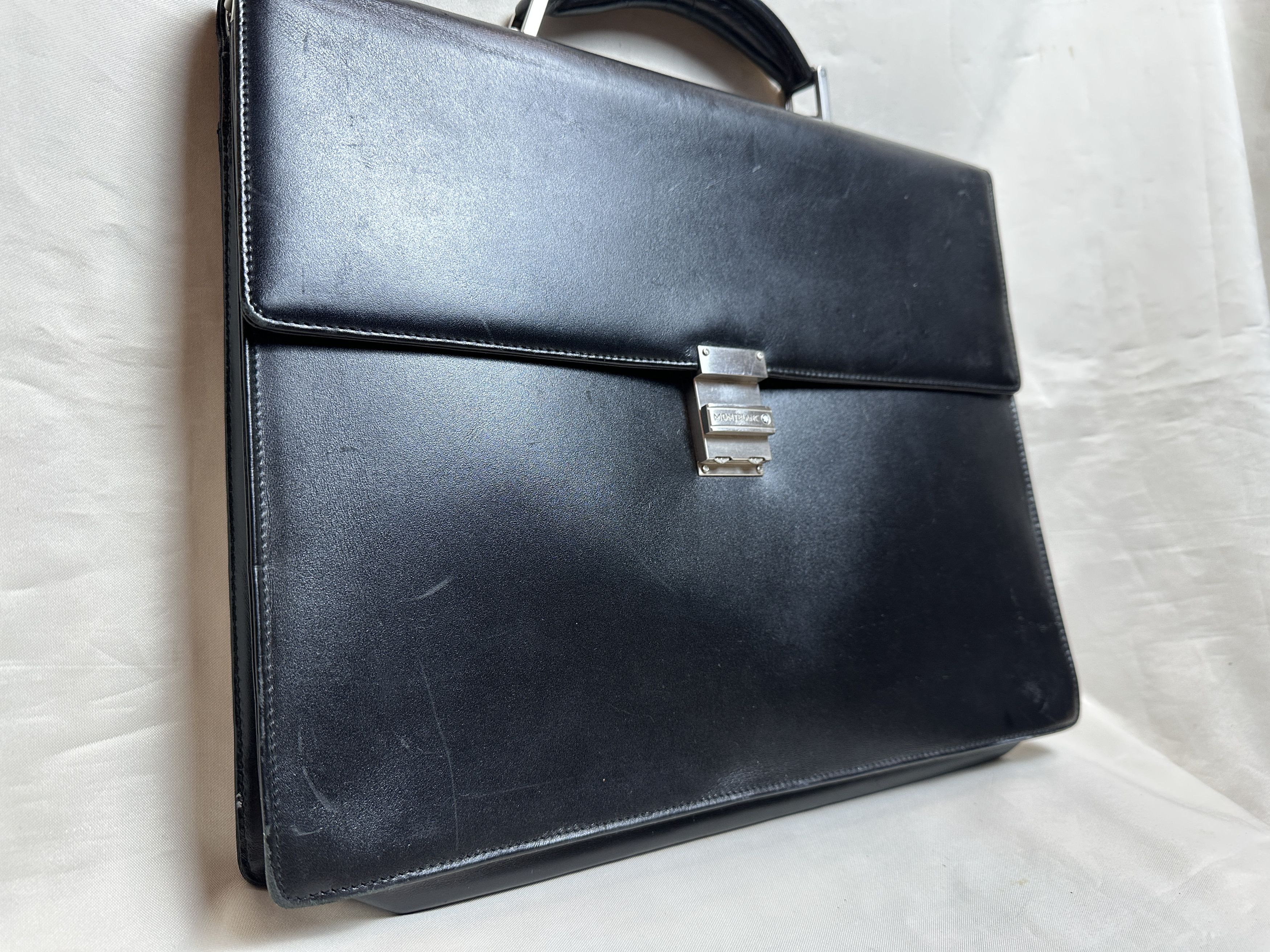 Montblanc Montblanc leather brieface, made in Germany Size ONE SIZE - 2 Thumbnail
