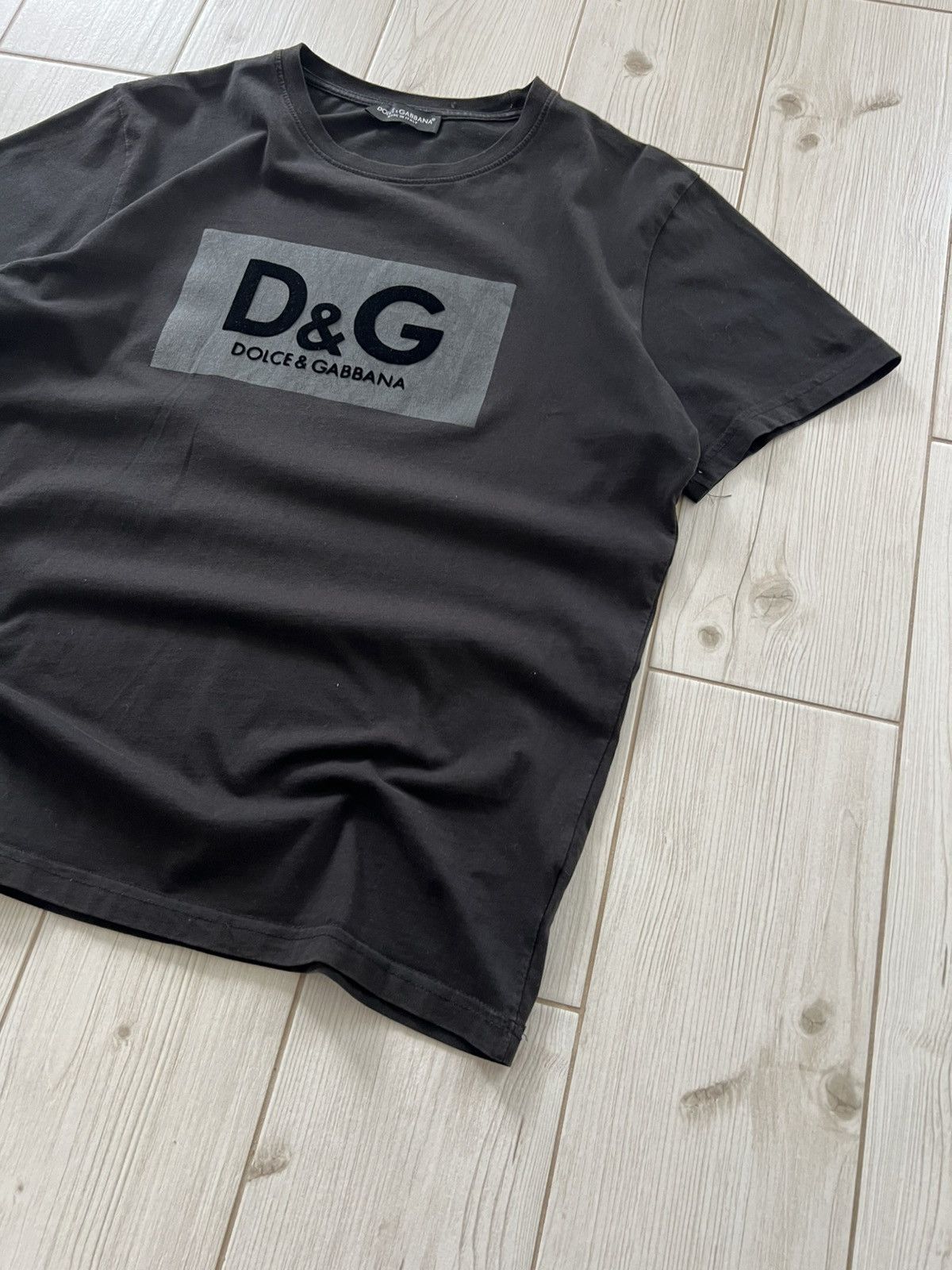 Dolce & Gabbana Dolce & Gabbana Logo Print T-Shirt Luxury Black Size US L / EU 52-54 / 3 - 6 Thumbnail