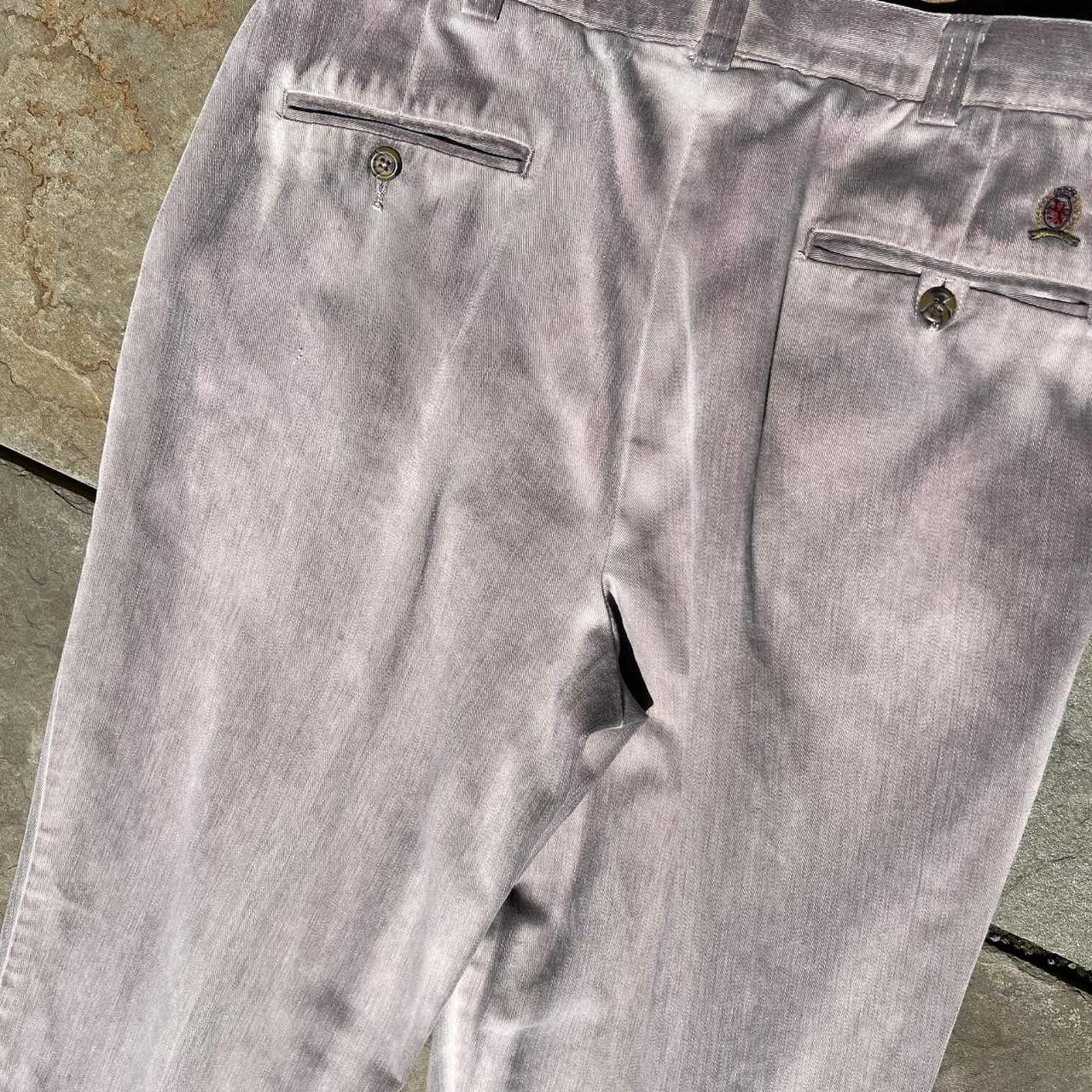 Tommy Hilfiger Y2K Reworked Tommy Hilfiger Pleated Trousers Pants Size US 34 / EU 50 - 5 Thumbnail