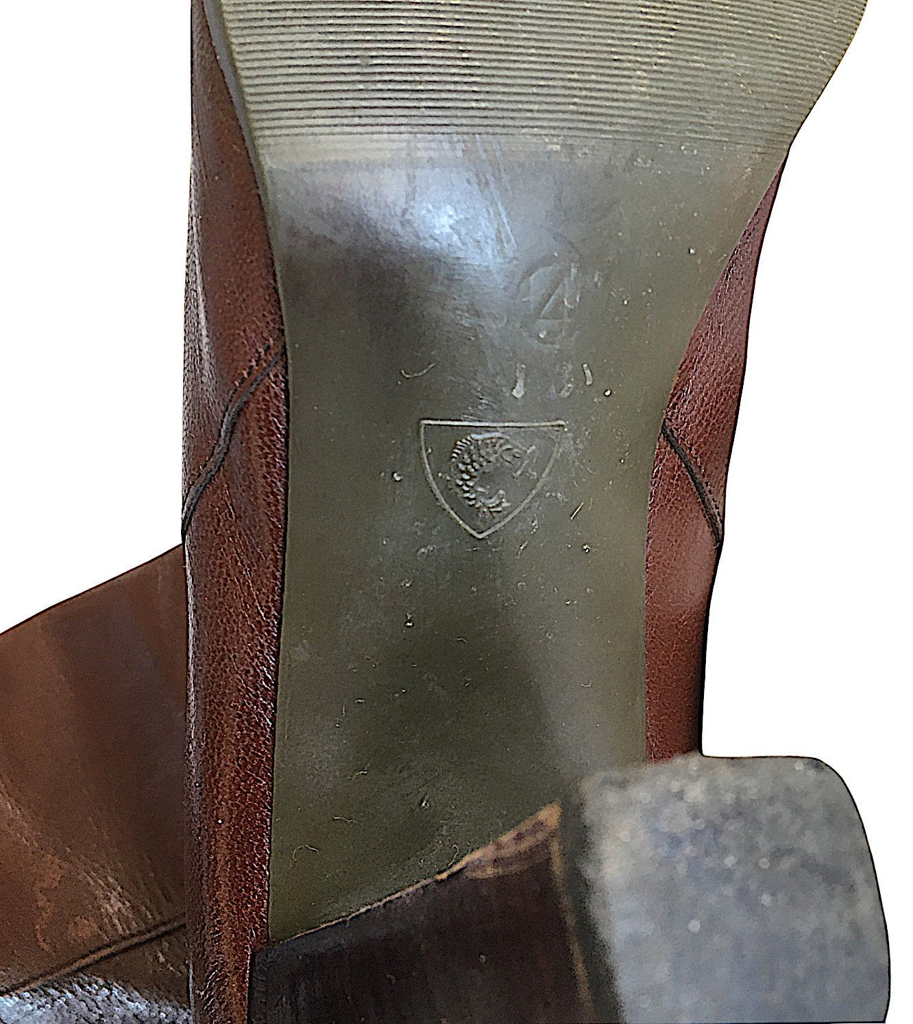 Vintage Brown Leather Cavalry Boots – Vintage 1970s Retro Size US 6 / IT 36 - 14 Thumbnail