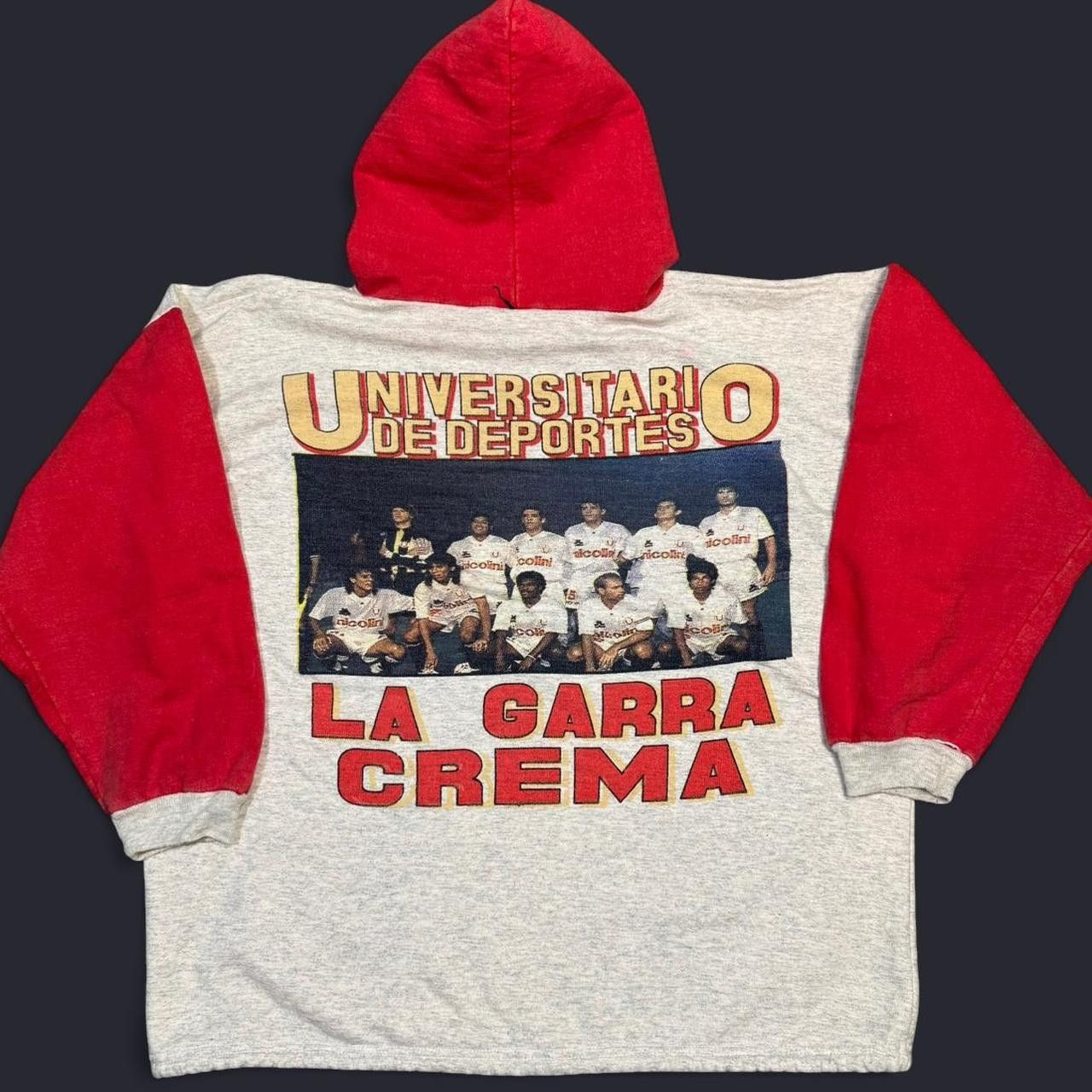 Vintage Rare Vintage 1990s Universitario de Deportes Soccer Hoodie Size US L / EU 52-54 / 3 - 2 Thumbnail