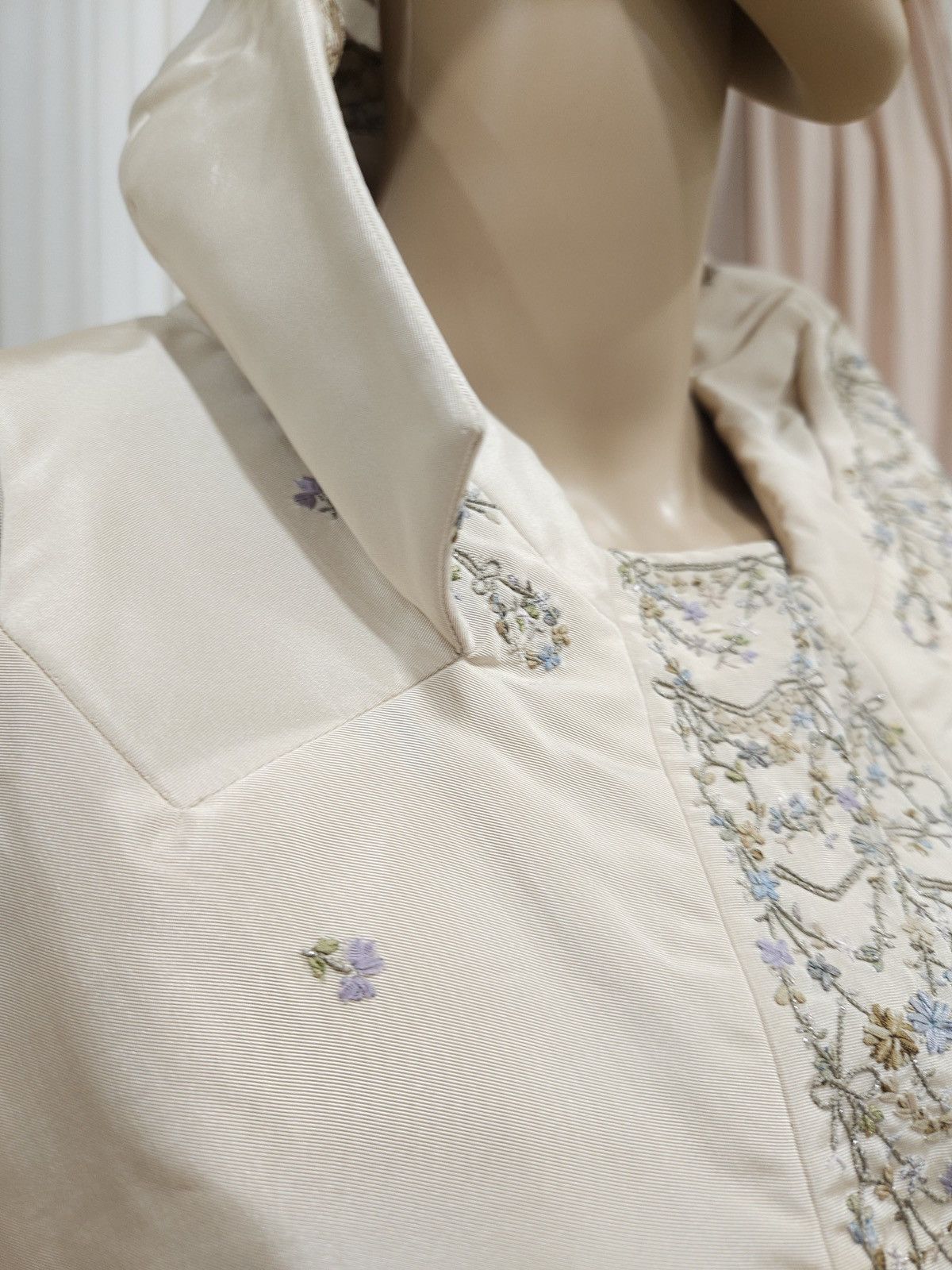 Vintage Rare Vintage SHIATZY CHEN Hand-Embroidered Padded Dress Size S / US 4 / IT 40 - 11 Thumbnail