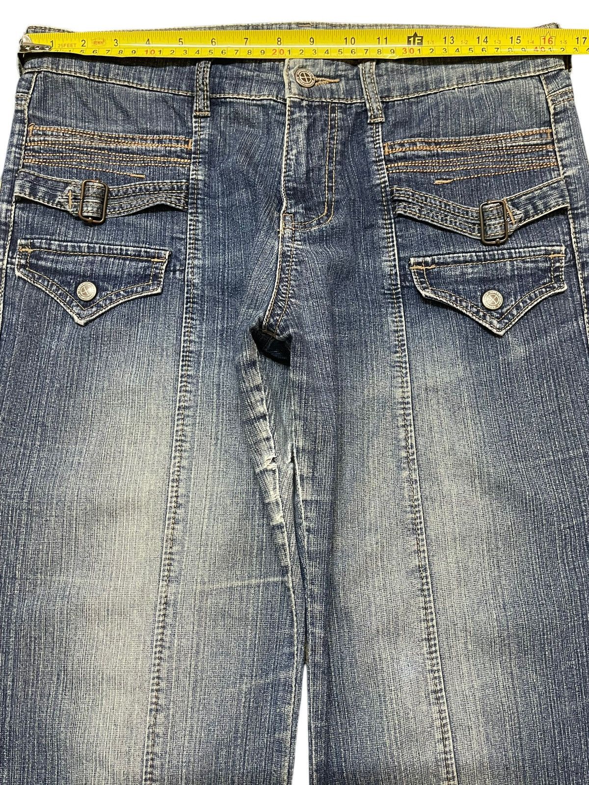 Hysteric Glamour Vintage Japanese Brand Faded Wash Avant Garde Wide Leg Size US 32 / EU 48 - 11 Thumbnail