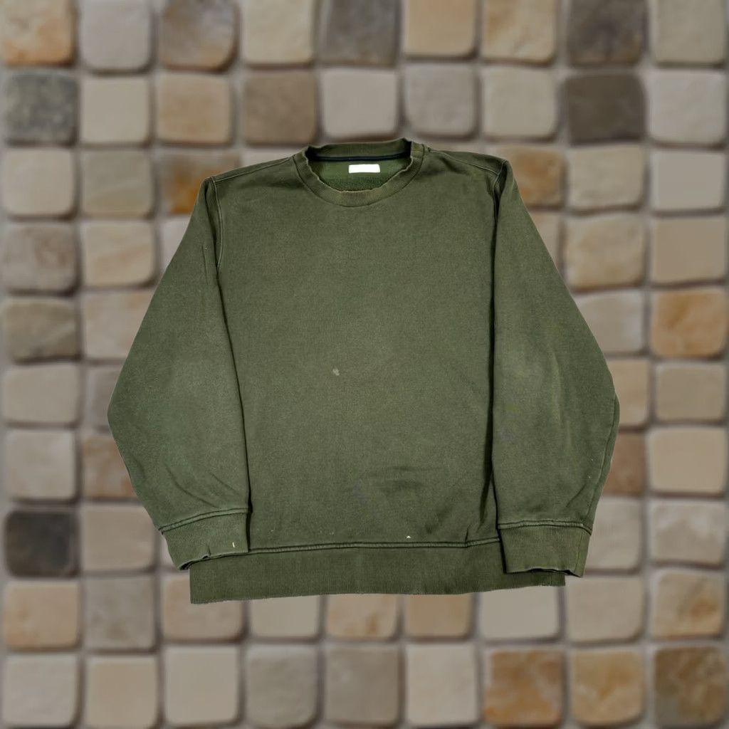 Everlane Everlane Sweatshirt Mens 2XL Green Cotton Pullover Crew Neck Logo Solid Long Sleeve Shirt Size US XXL / EU 58 / 5 - 1 Thumbnail