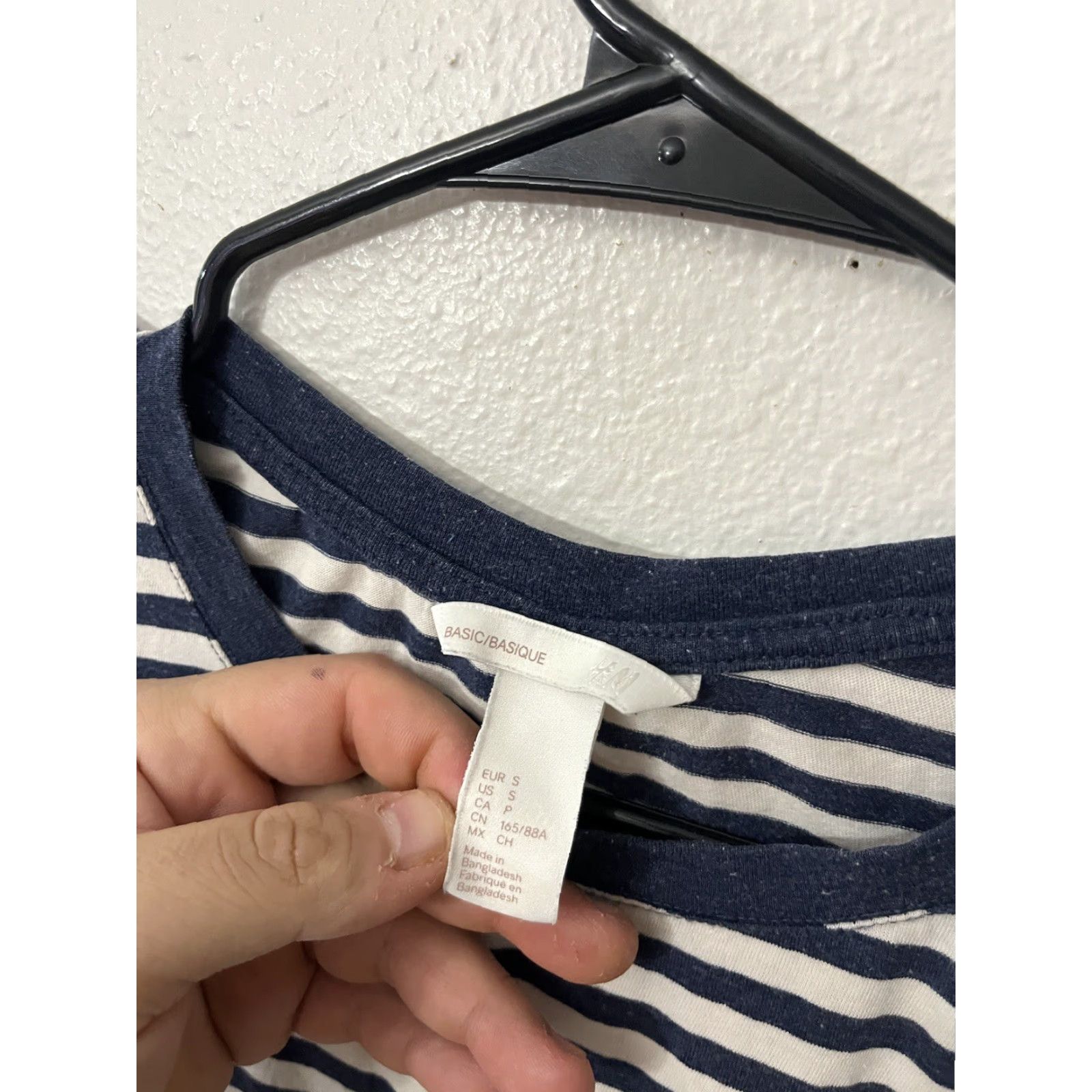 H&M H&M Shirt Dress Tunic - Short Sleeve Cotton Striped Casual Womens Small Multicolor - Dress, Tunic, Shirt Dress Size S / US 4 / IT 40 - 2 Thumbnail
