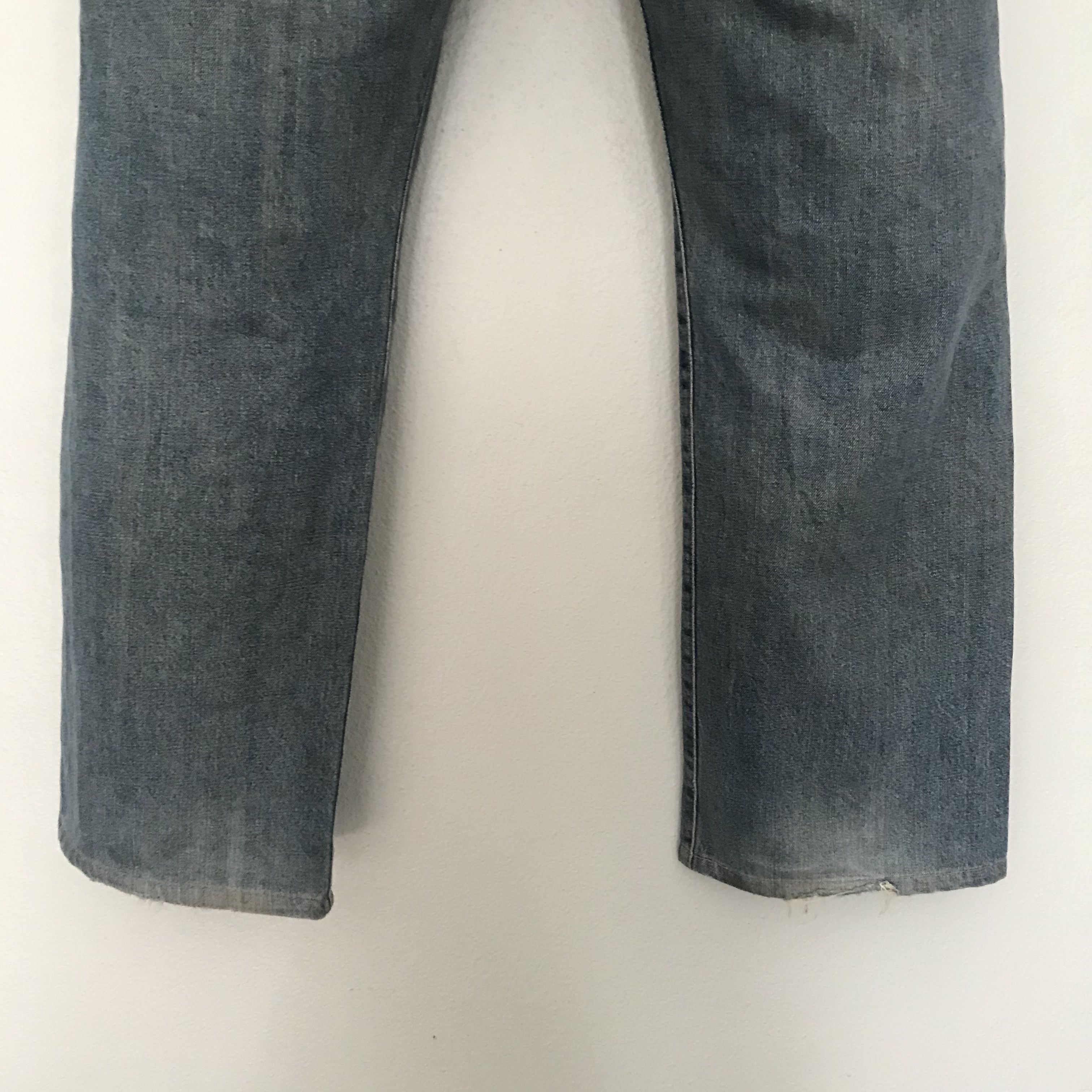 Wrangler Vintage 90s Wrangler Selvedge Jeans High Waist Straight Leg Size US 32 / EU 48 - 11 Thumbnail