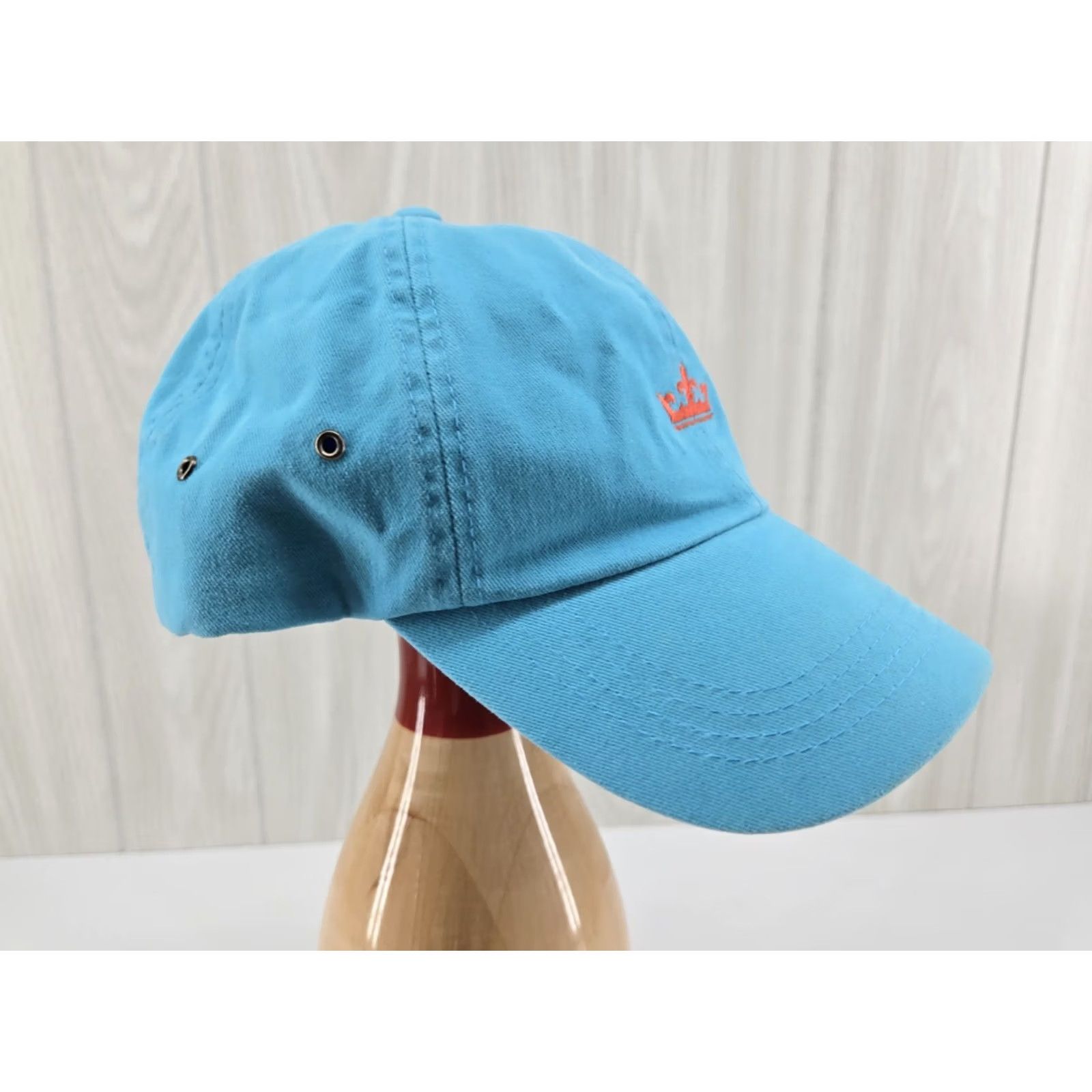 Peter Millar VINTAGE Peter Millar Hat One Sz Adjustable Strapback Turquoise Orange Golf Baseball Unisex Adults Cotton Twill Adjustable Sports Hat Mens Women Size ONE SIZE - 5 Thumbnail