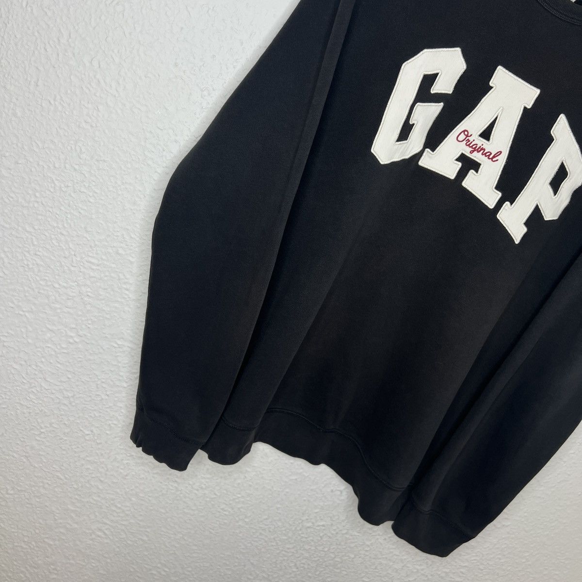 Gap Gap Vintage Sweatshirt Black Big Logo Spellout Retro Y2K Size US L / EU 52-54 / 3 - 2 Thumbnail